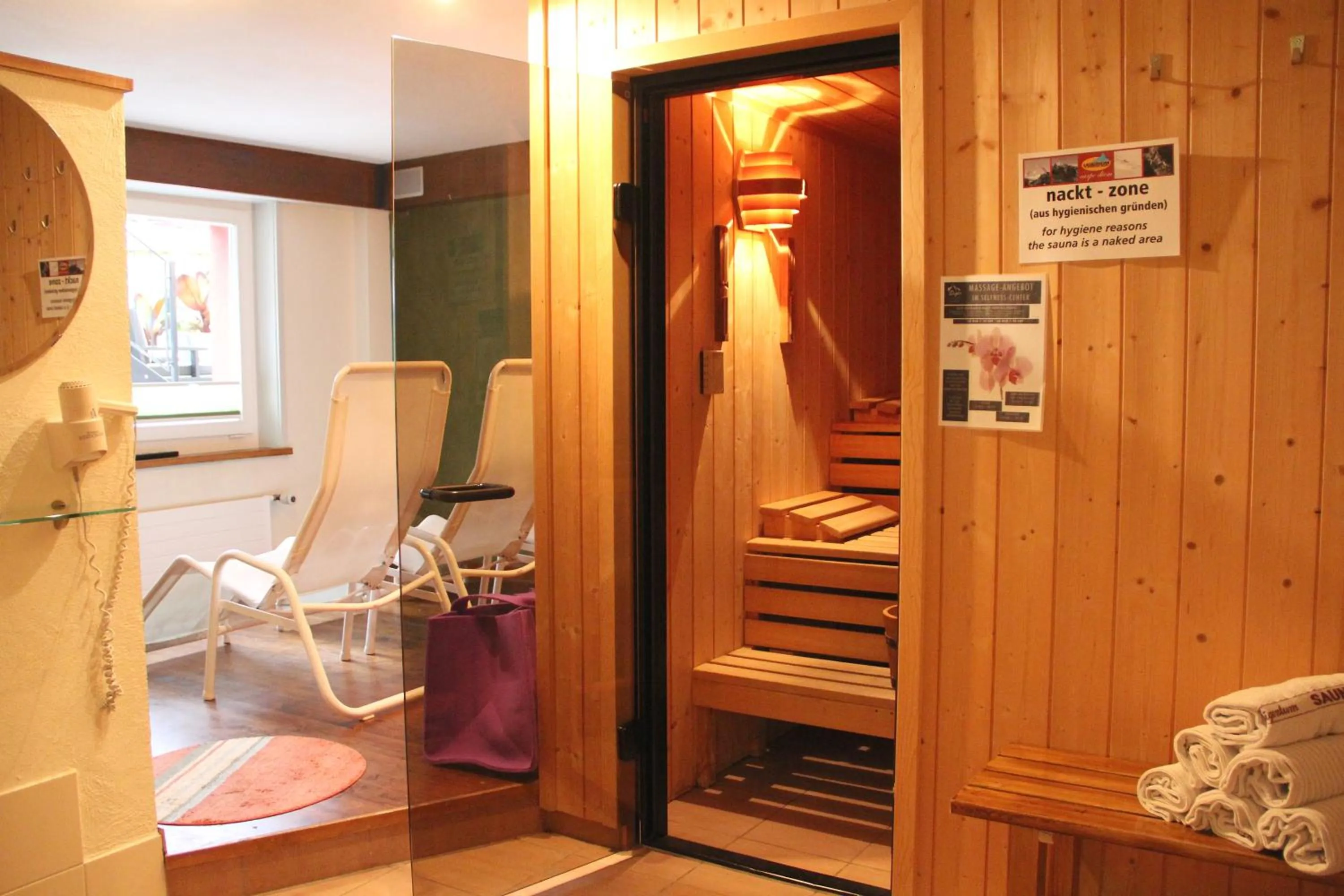 Sauna in Hotel Lauberhorn - Home for Outdoor Activities