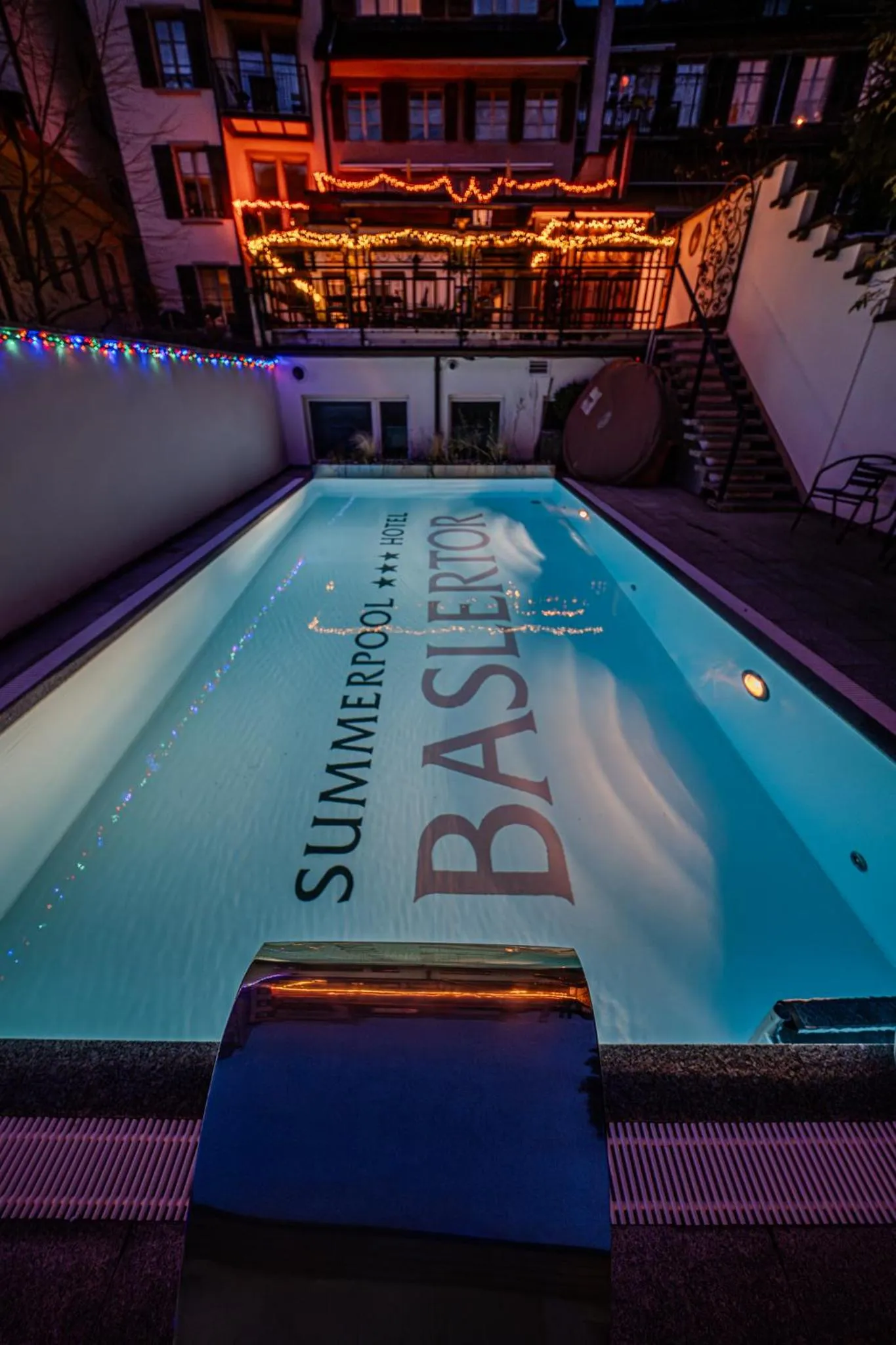 Swimming pool in Hotel Baslertor