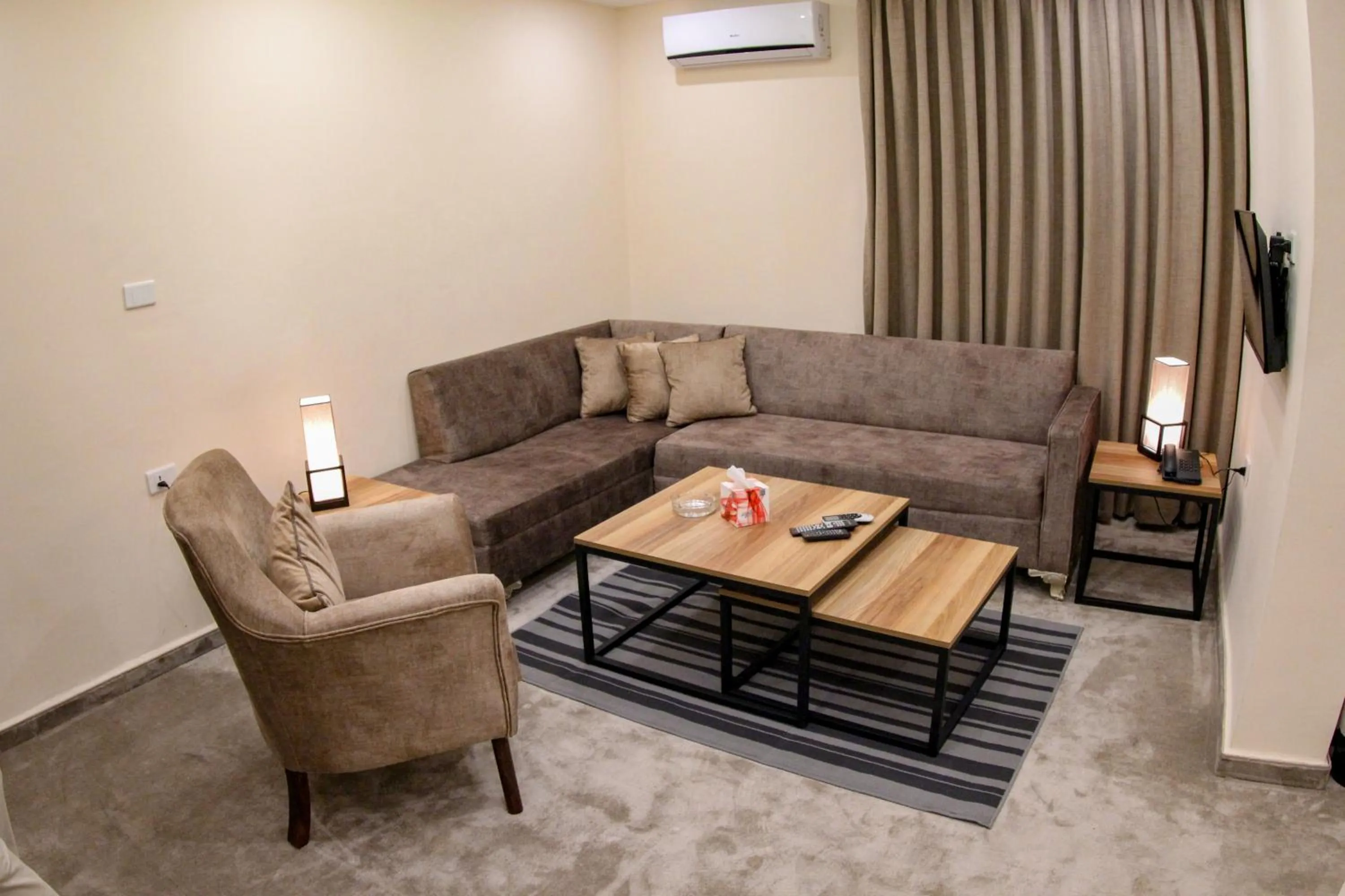 Seating area in Post Boutique Hotel Amman