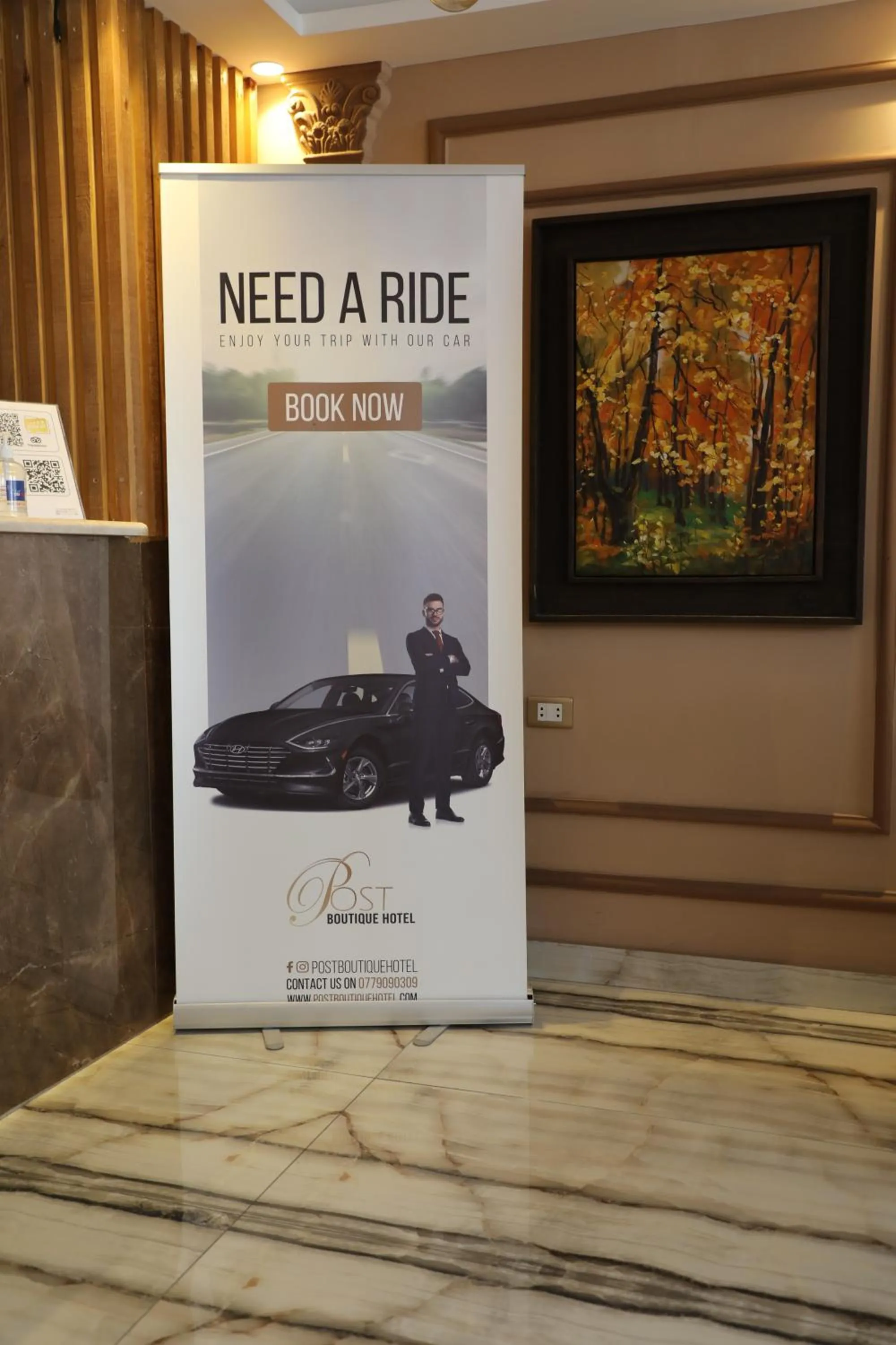 Lobby or reception in Post Boutique Hotel Amman