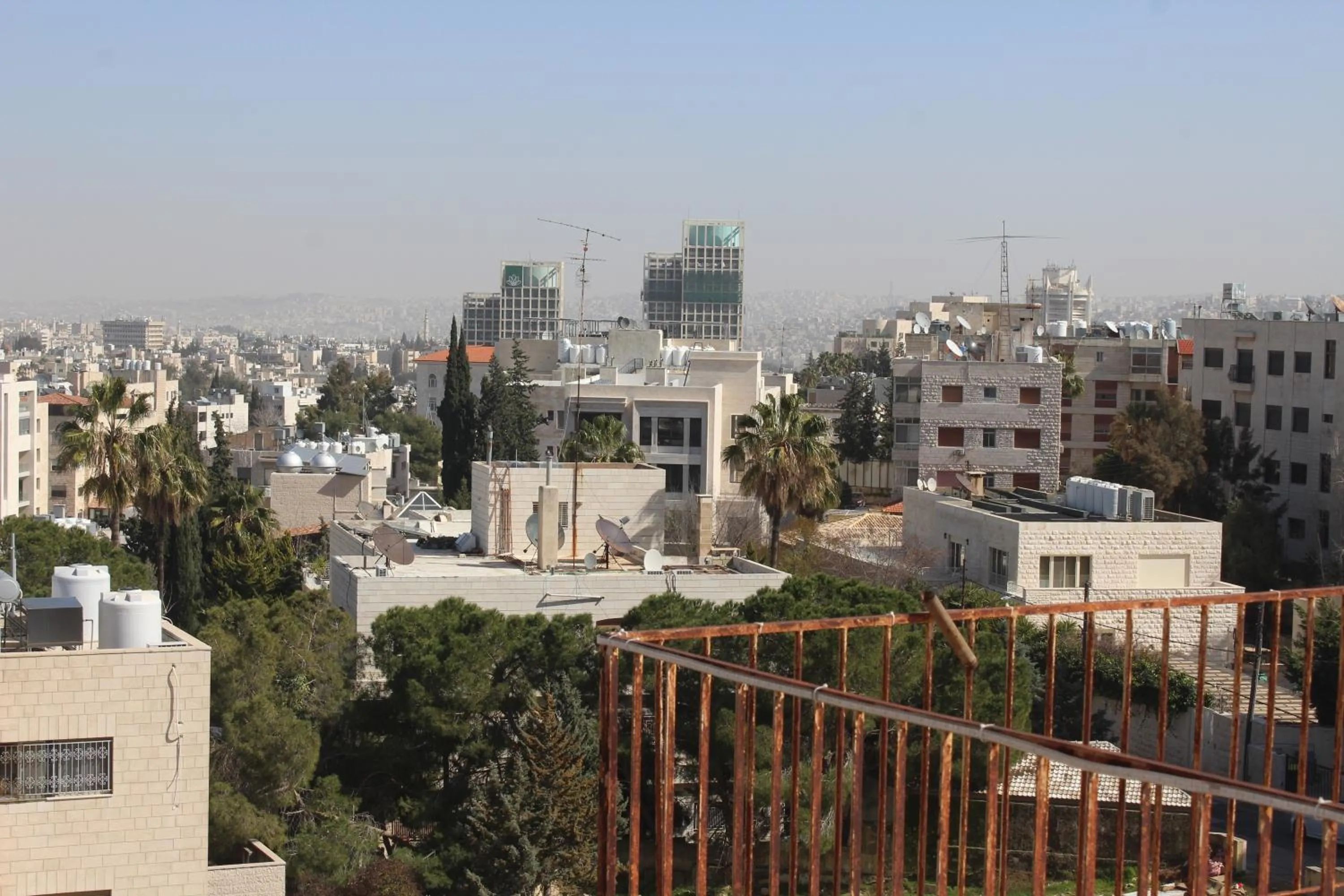 City view in Post Boutique Hotel Amman