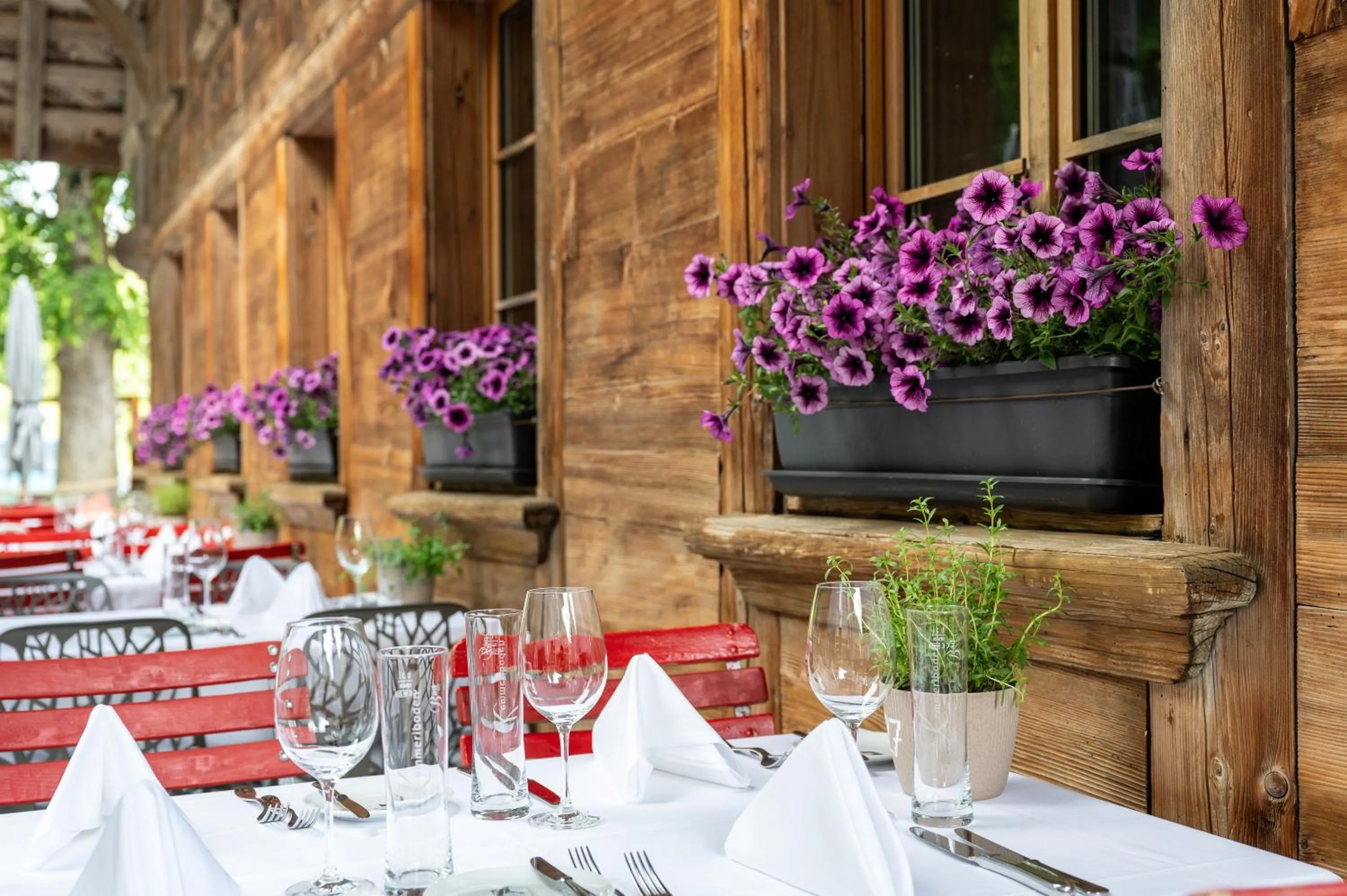 Balcony/Terrace in Hotel Kemmeriboden-Bad AG
