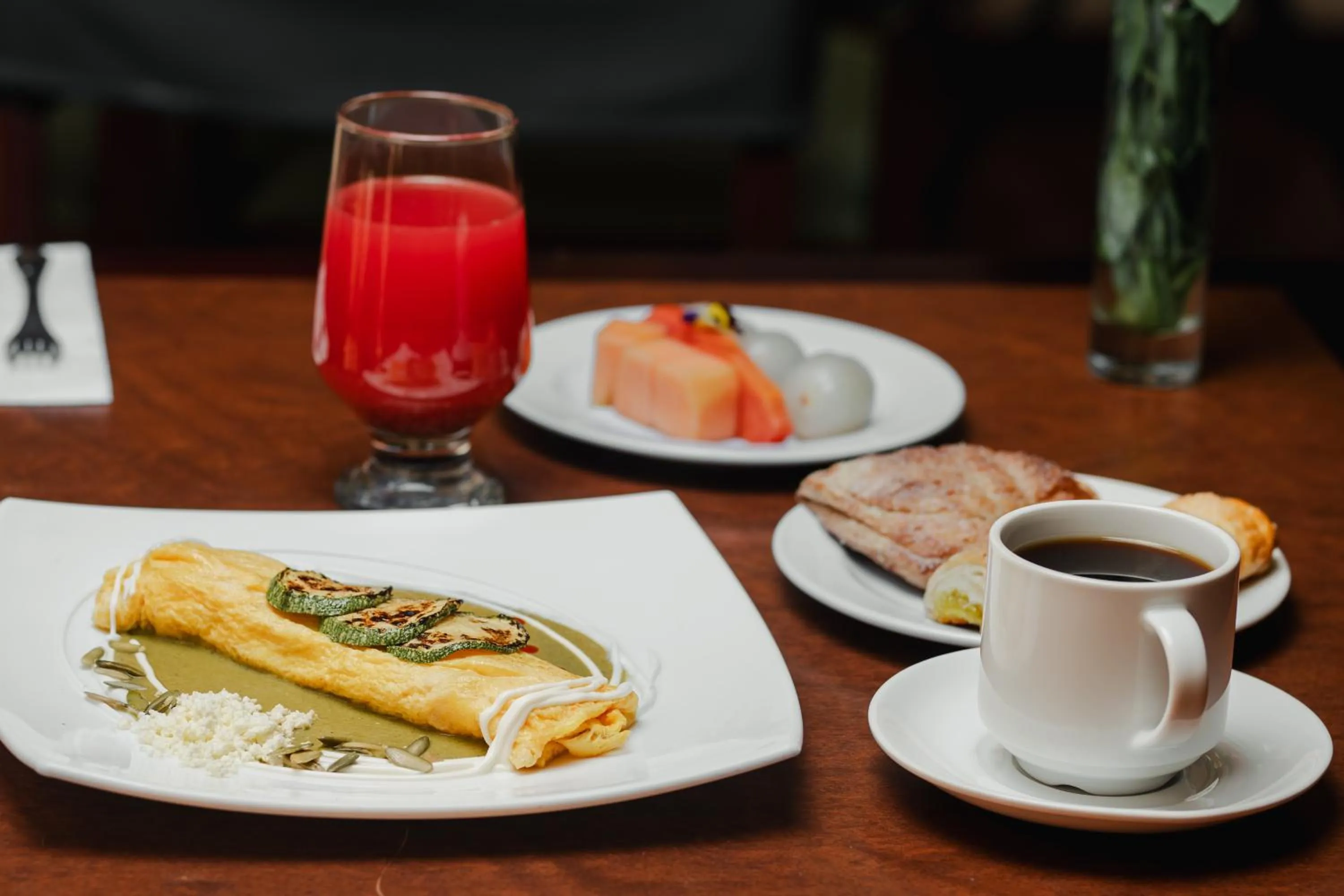 Breakfast in Hotel Rocaval San Cristóbal de las Casas