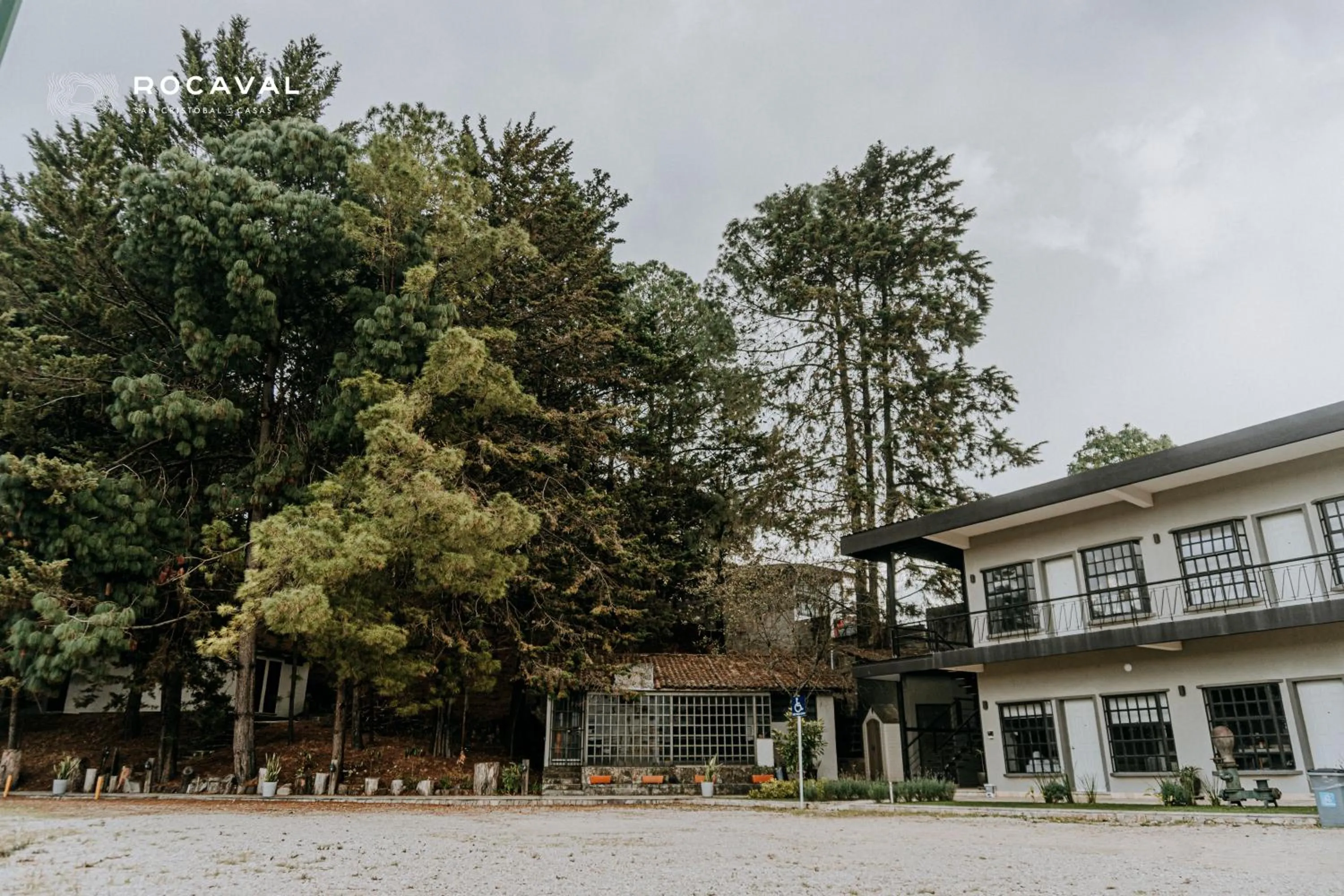 Garden view in Hotel Rocaval San Cristóbal de las Casas