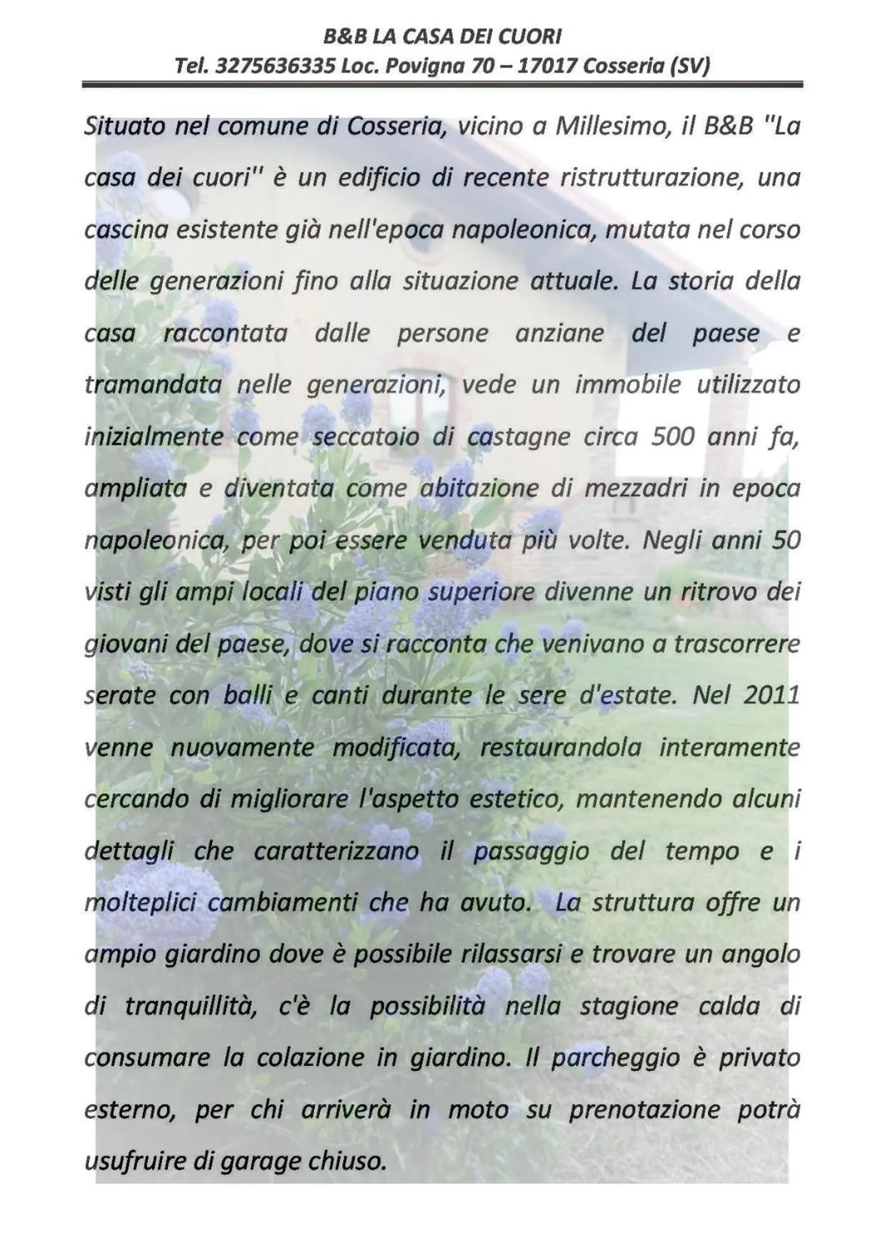 B&B La casa dei cuori