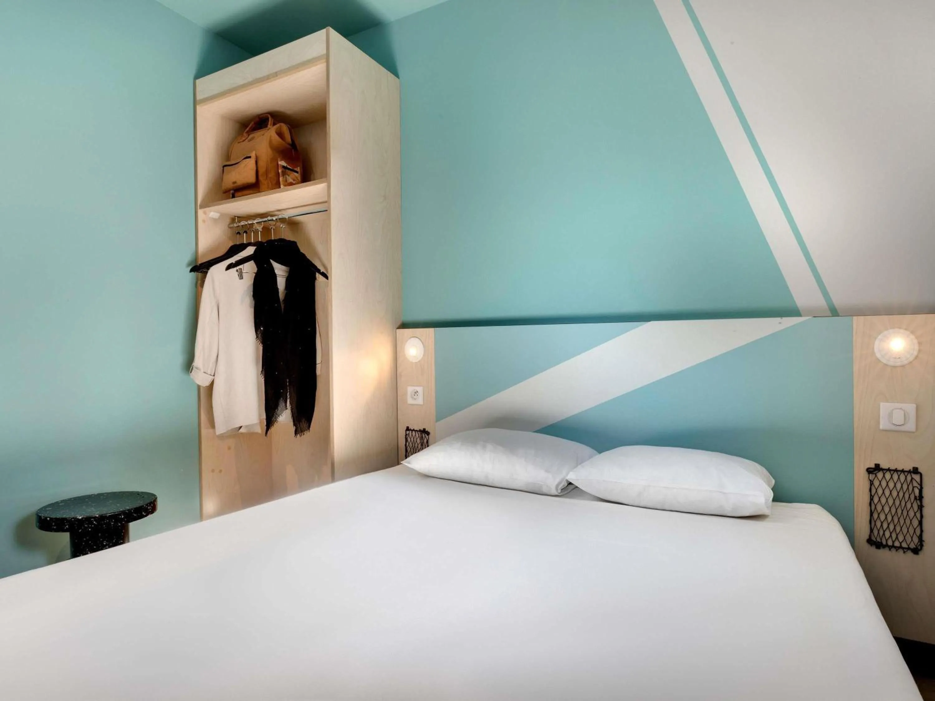 Bedroom, Bed in Hotel Ibis Budget Montpellier Centre Millenaire -