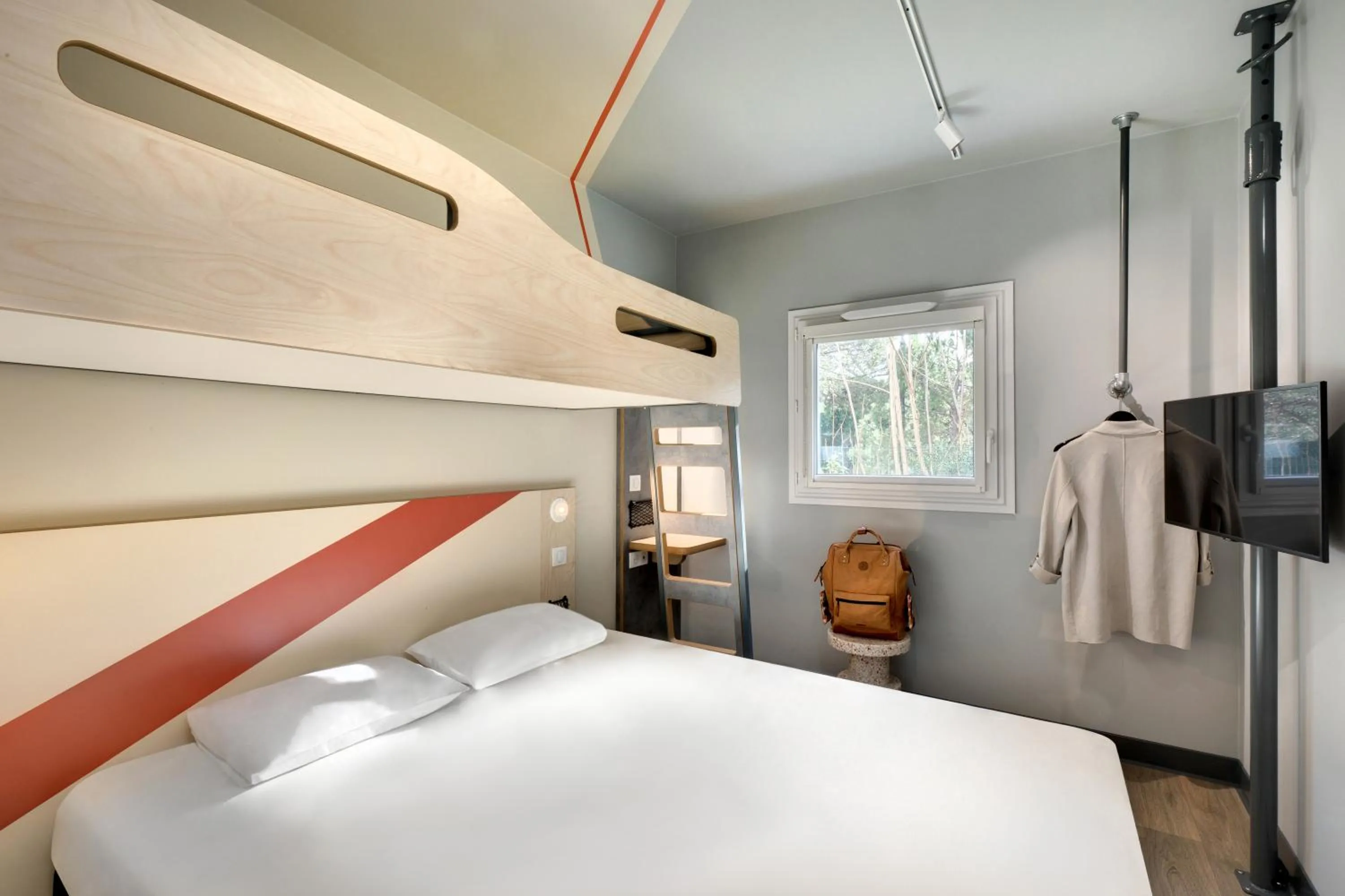 Bed in Hotel Ibis Budget Montpellier Centre Millenaire -