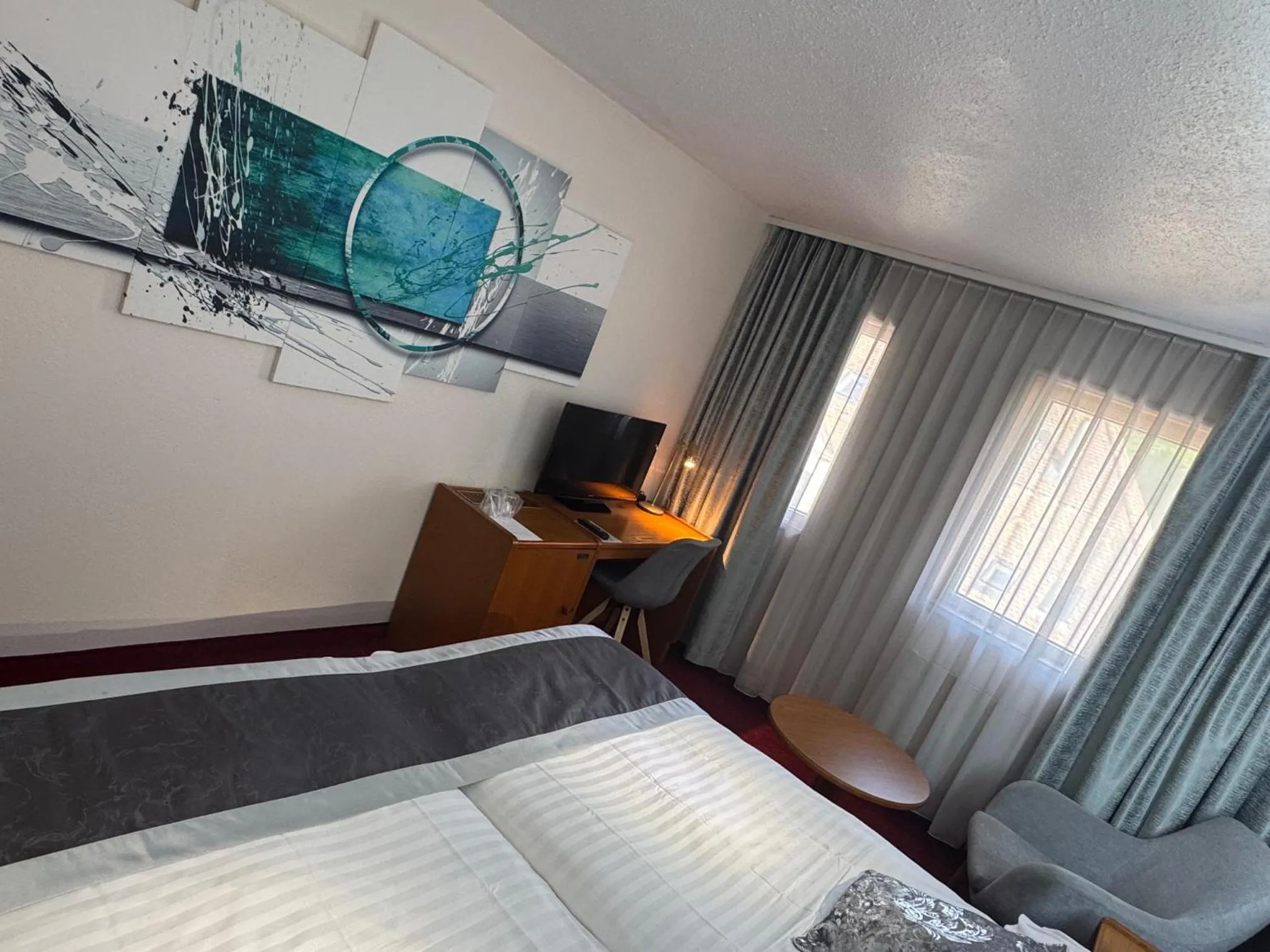 Bed in Hôtel des Trois Rois