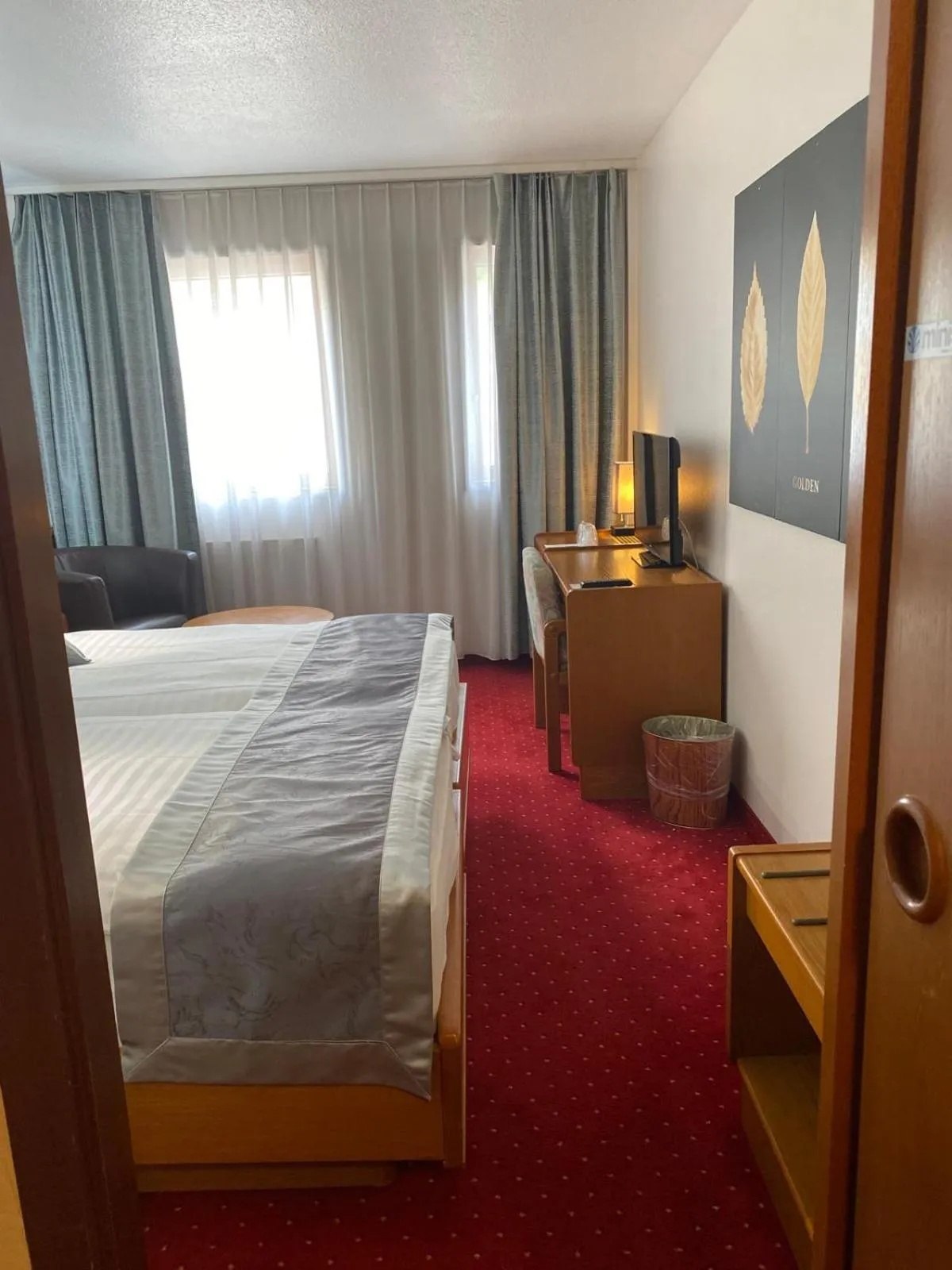 Bed in Hôtel des Trois Rois