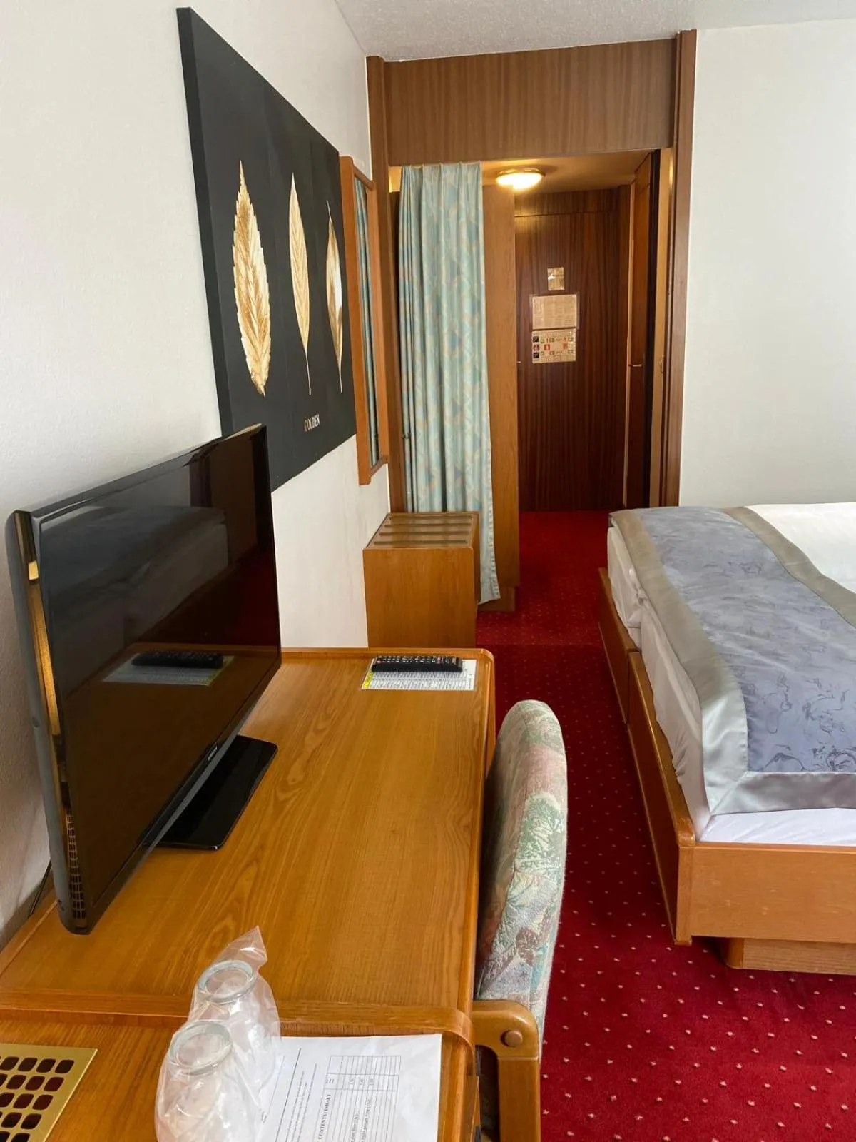 Bed in Hôtel des Trois Rois