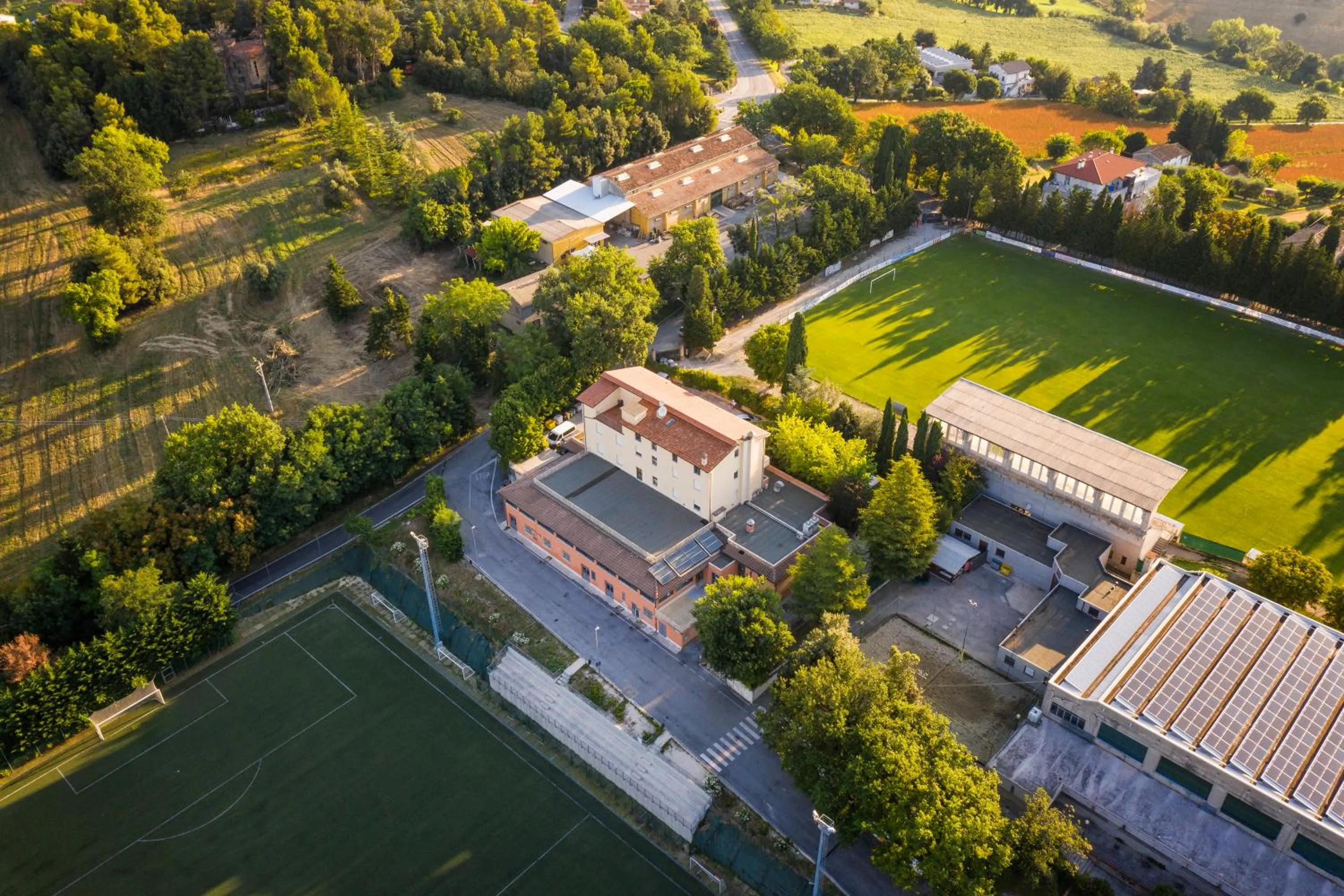 Property building in Hotel Ostello Settecolli Sport