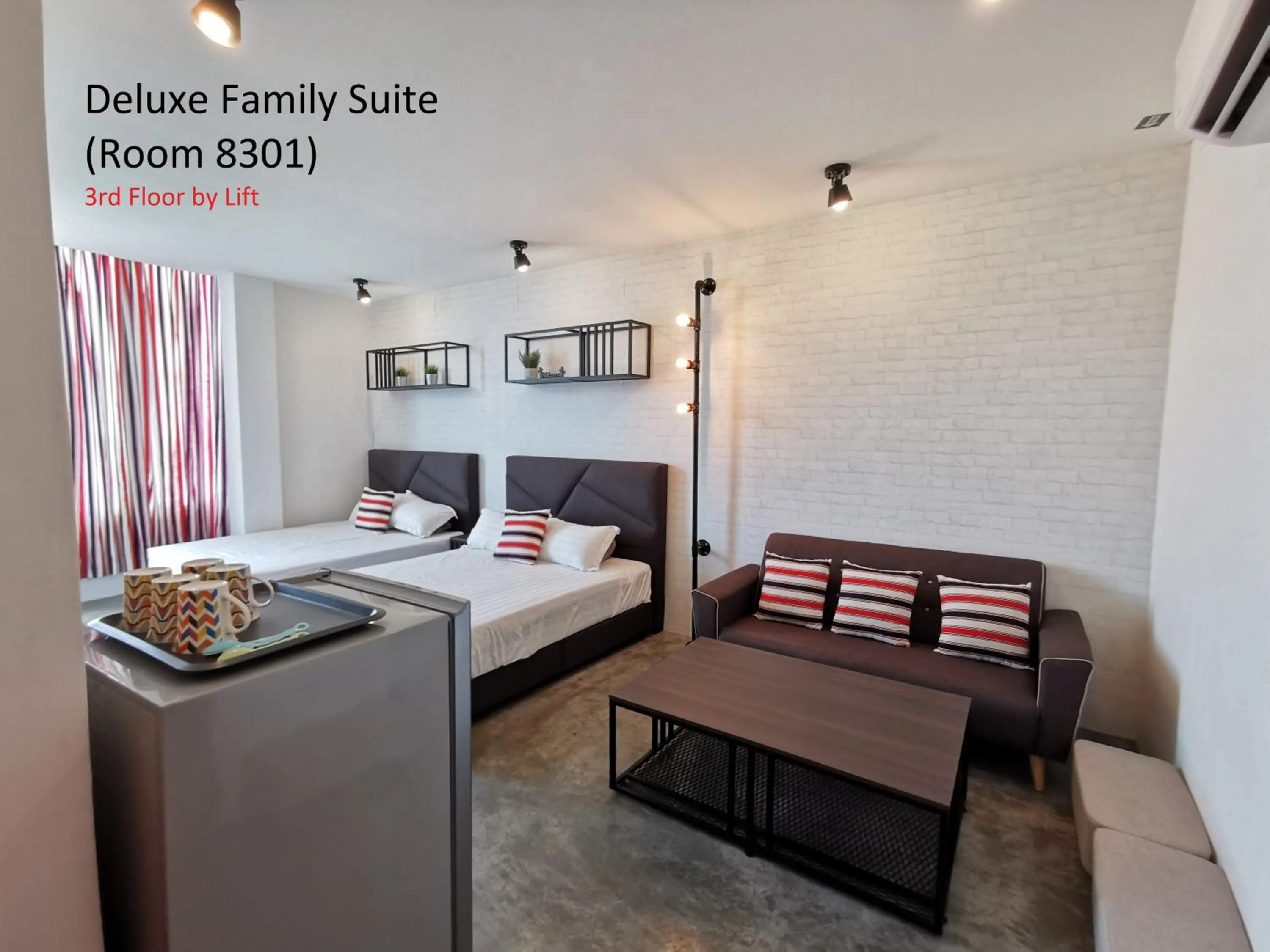 Bed in Mwv Family Suite Room