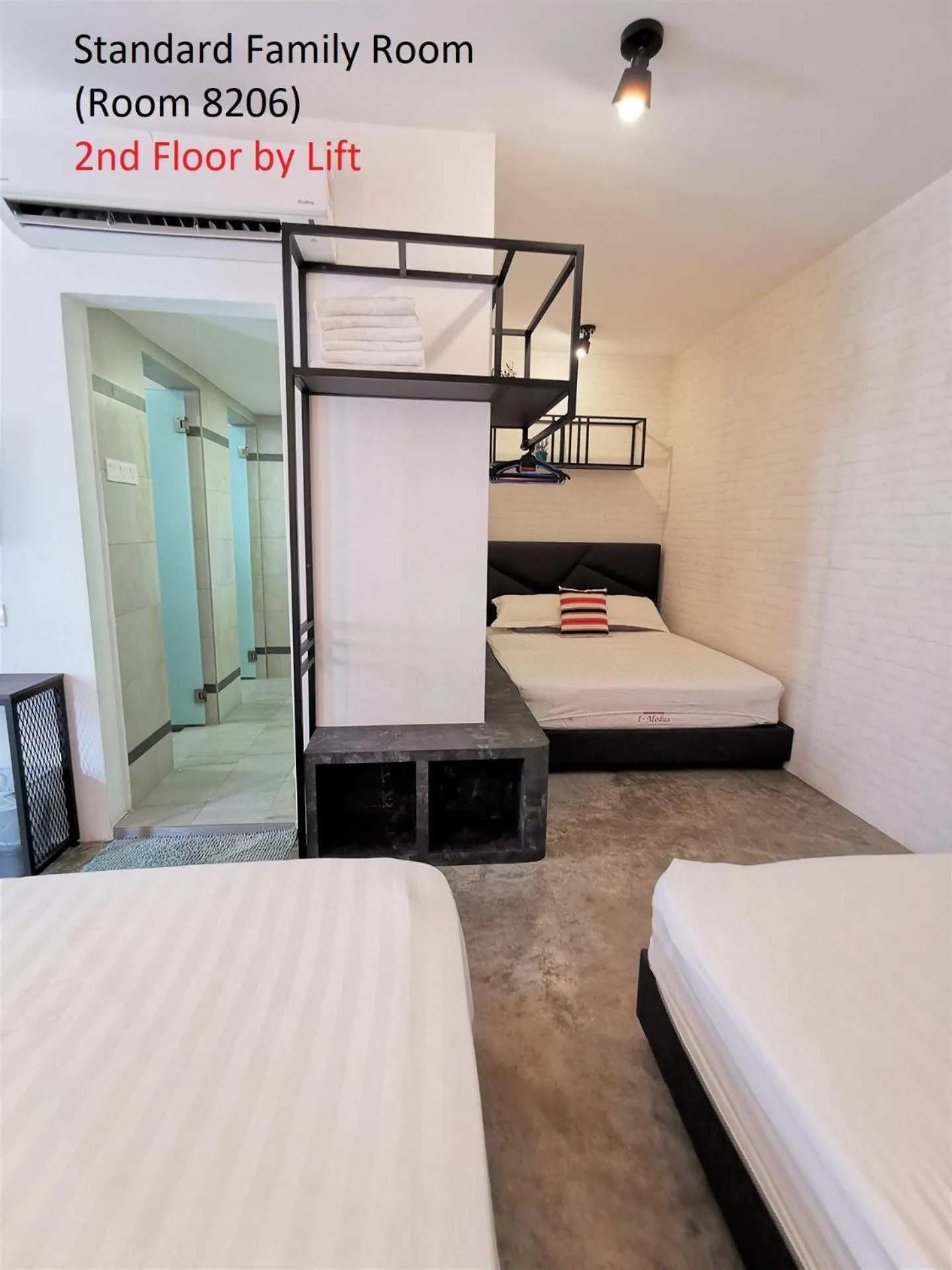 Bed in Mwv Family Suite Room