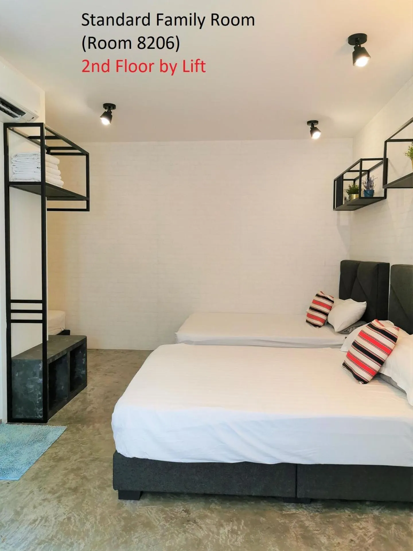 Bed in Mwv Family Suite Room