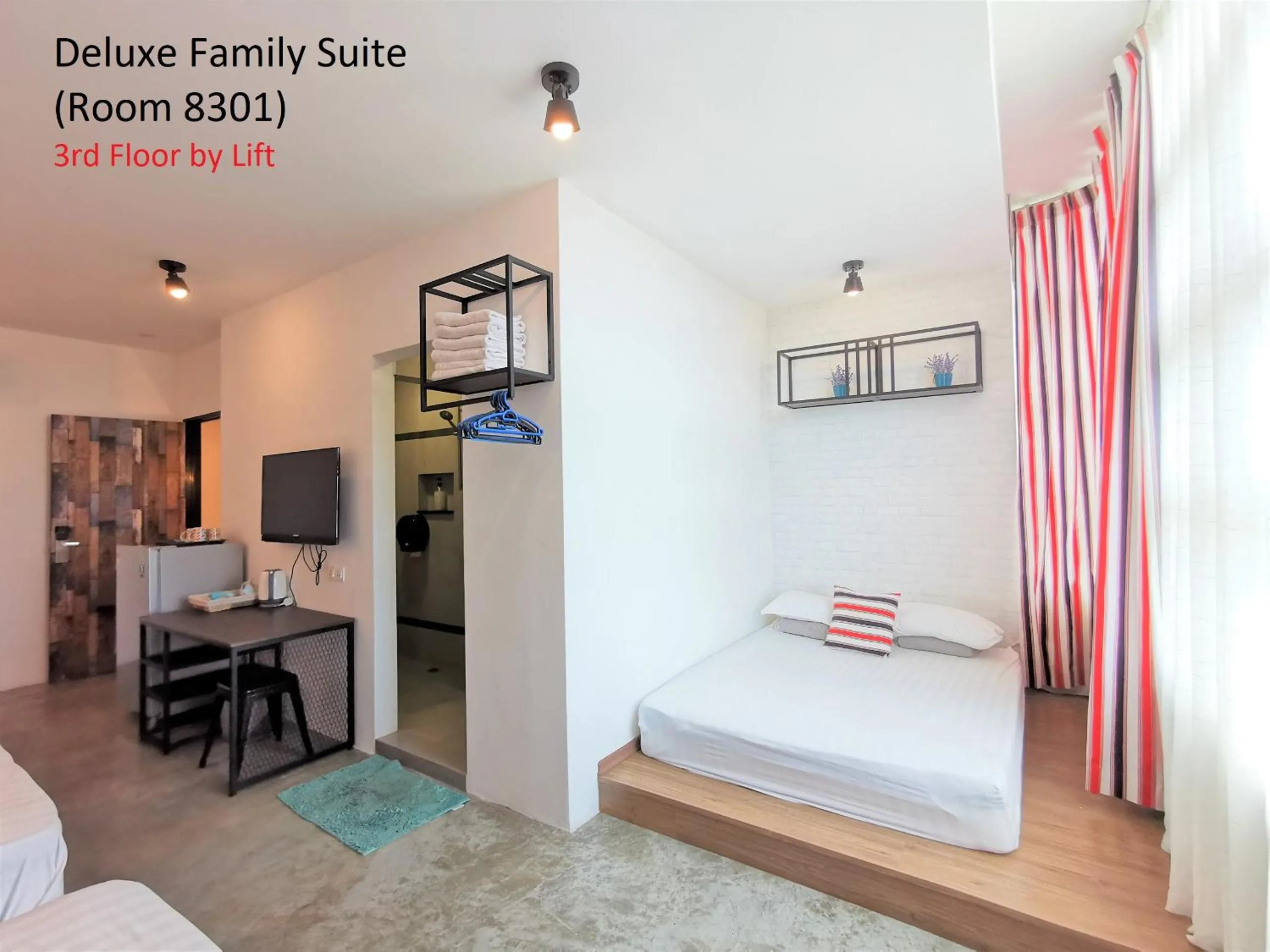 Bed in Mwv Family Suite Room