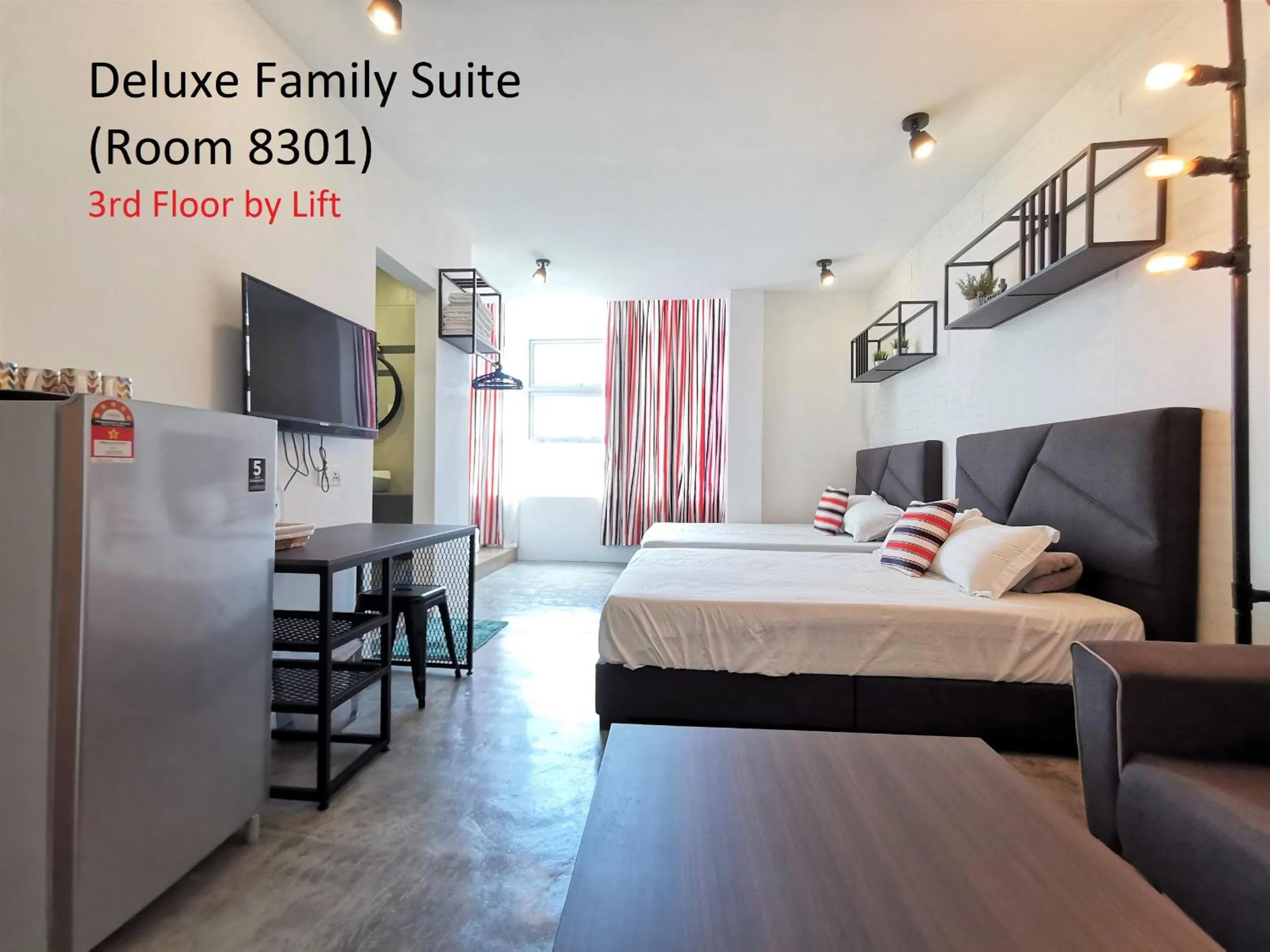 Bed in Mwv Family Suite Room