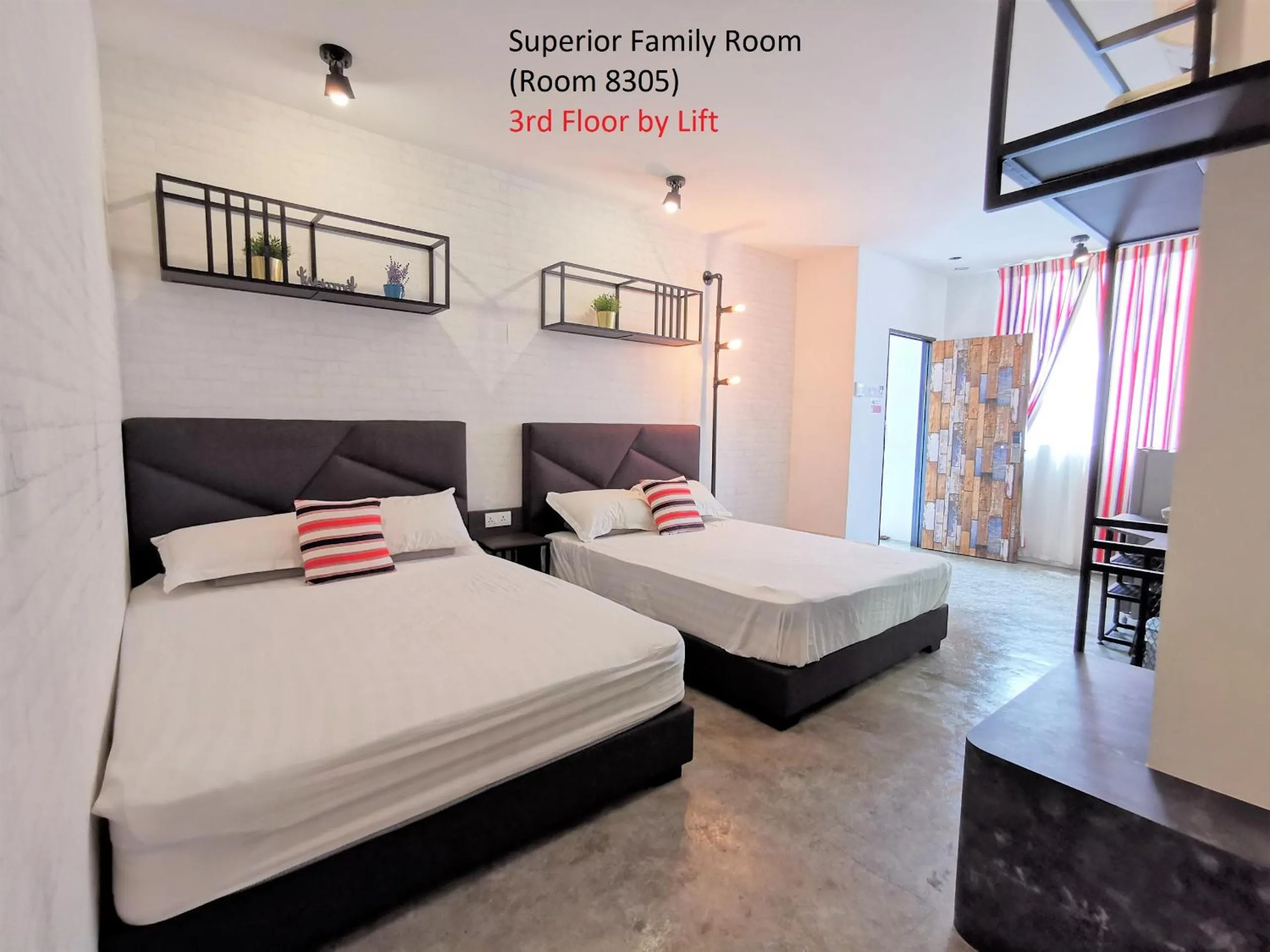 Bed in Mwv Family Suite Room