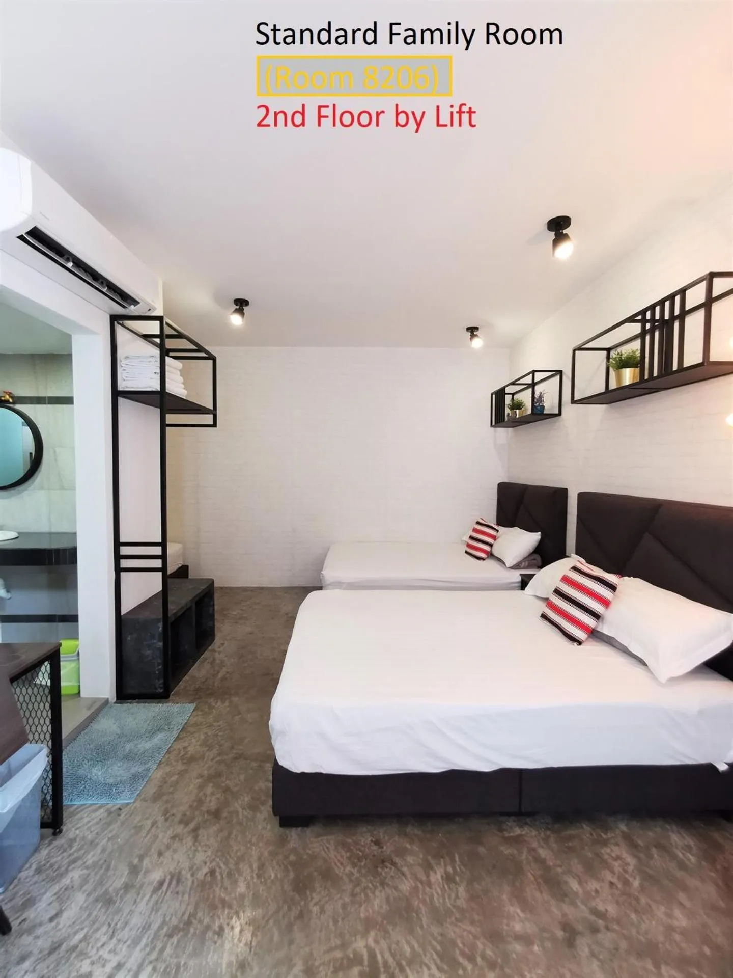 Bed in Mwv Family Suite Room