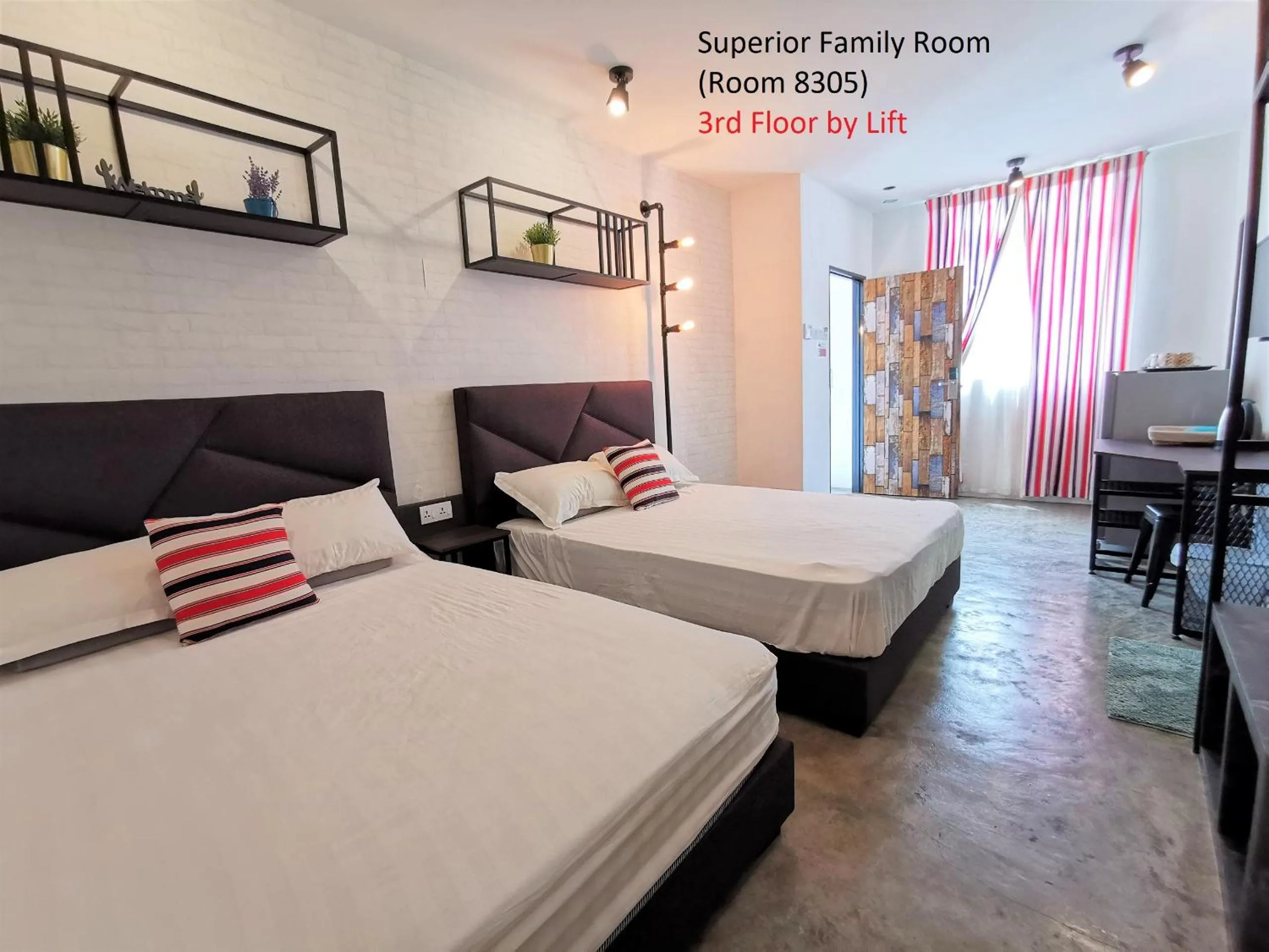 Bed in Mwv Family Suite Room