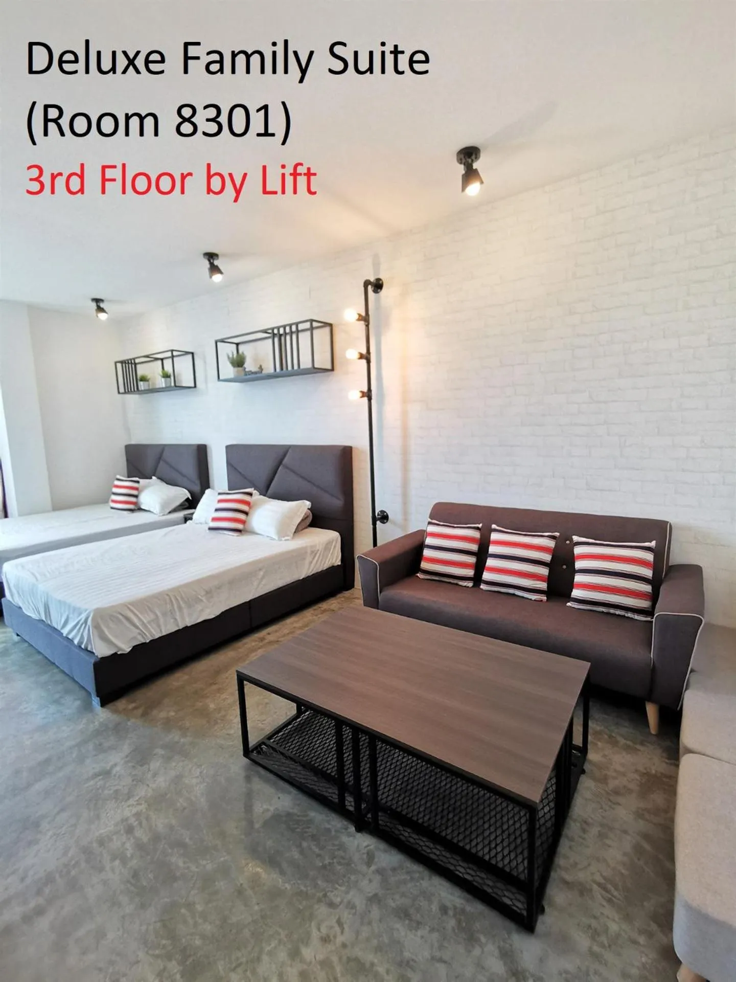 Bed in Mwv Family Suite Room