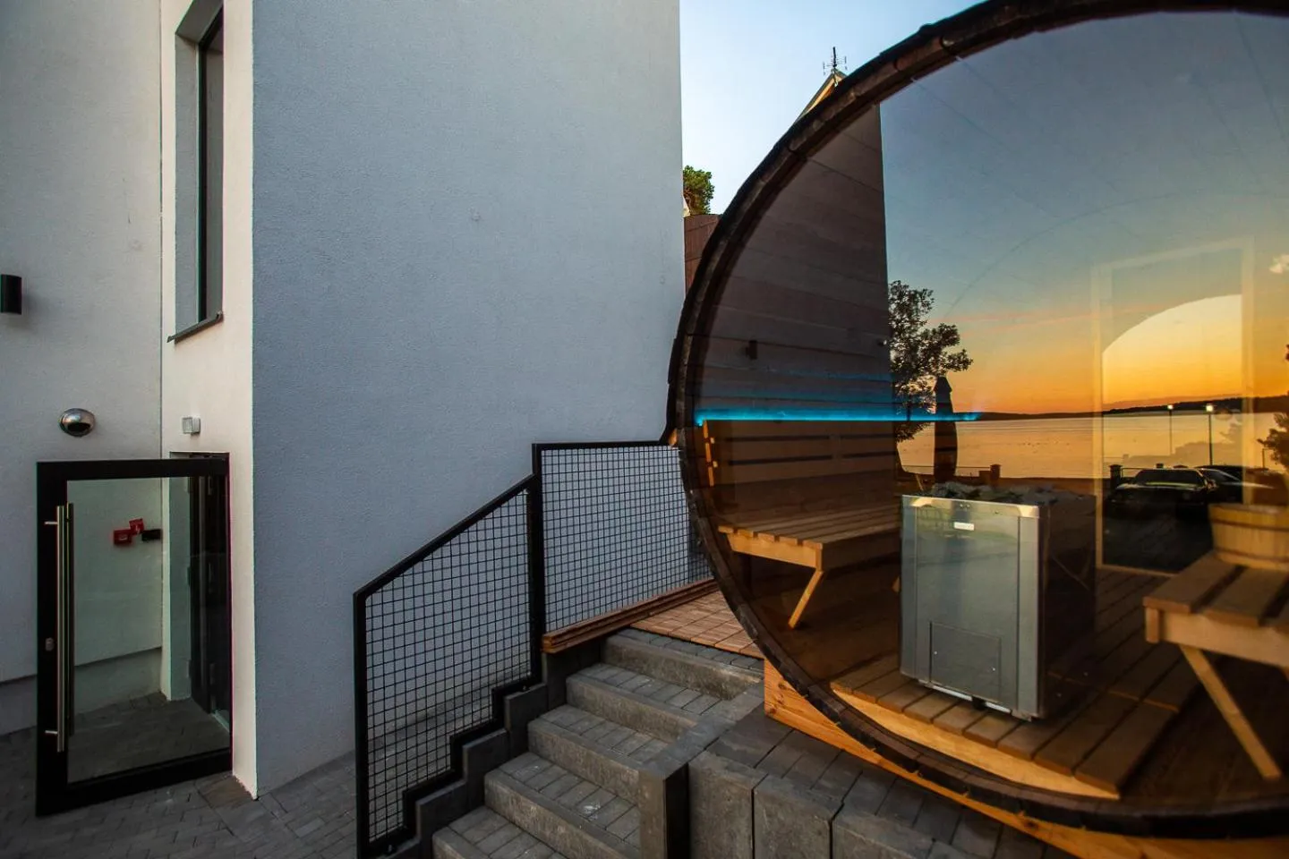 Sauna in OTTON-Charzykowy Bed&Restaurant