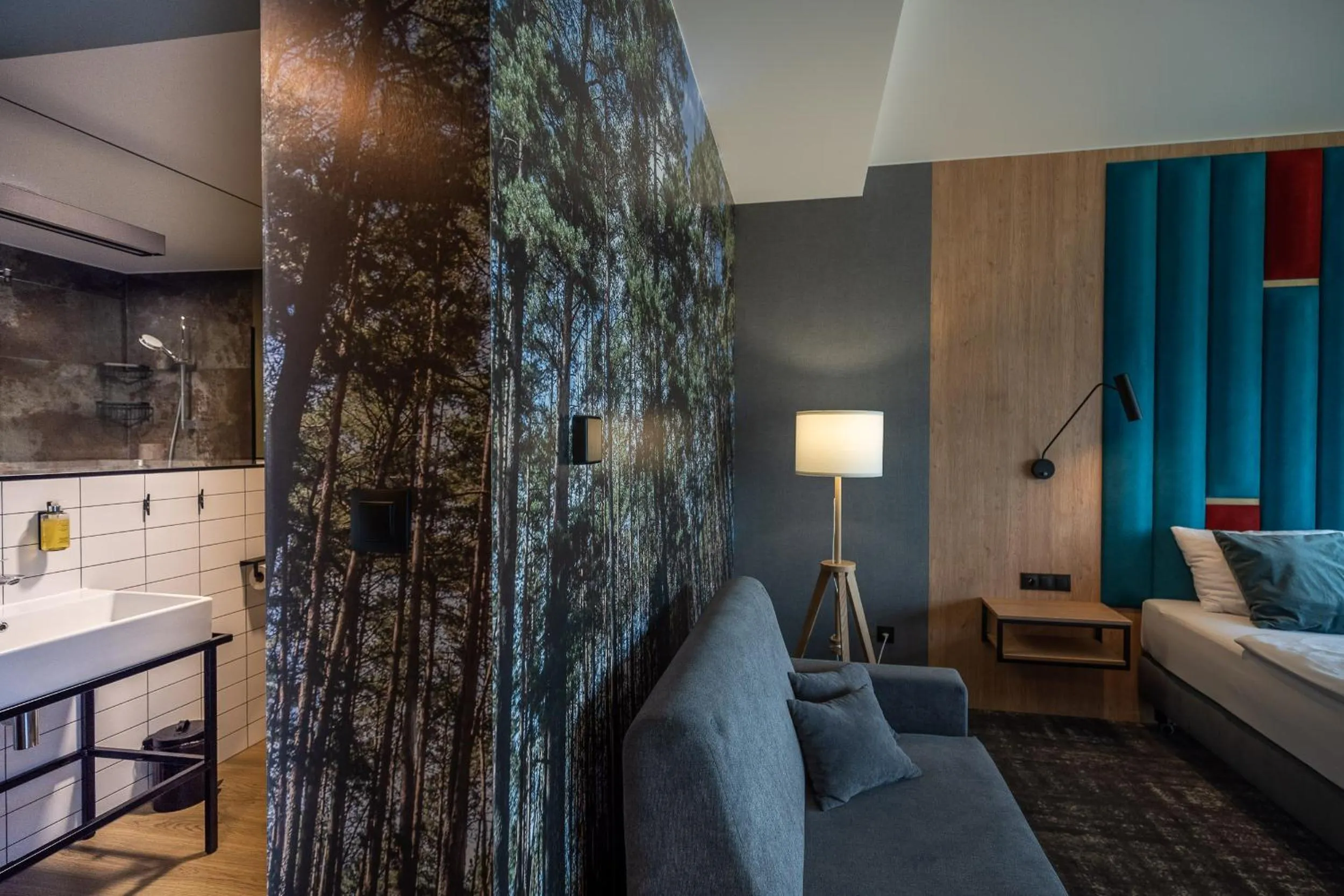 Bathroom, Bed in OTTON-Charzykowy Bed&Restaurant