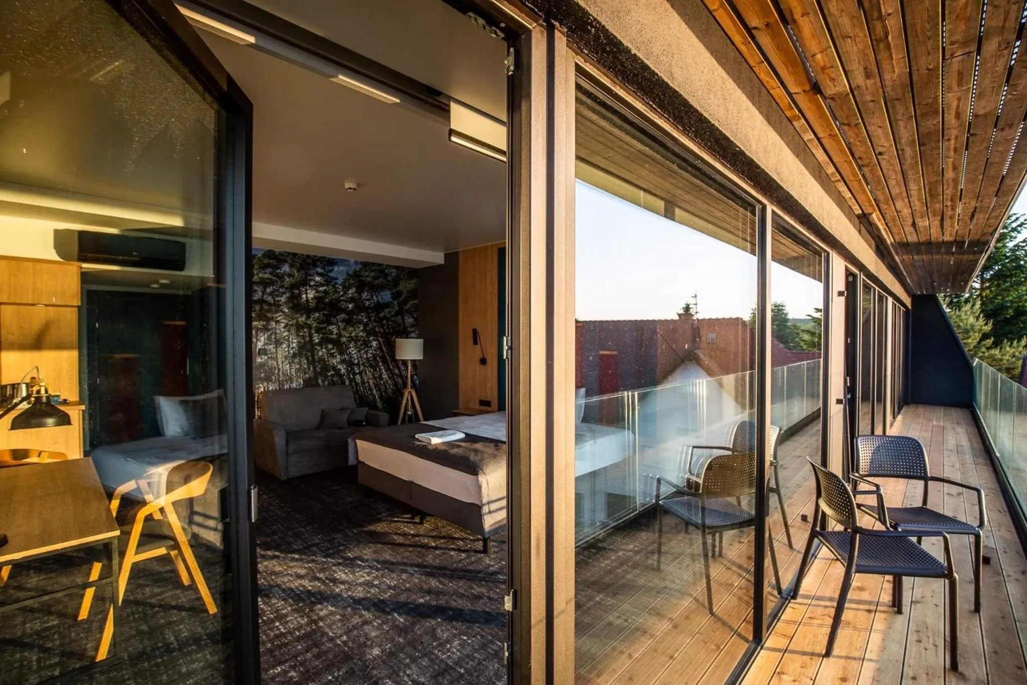 Balcony/Terrace in OTTON-Charzykowy Bed&Restaurant