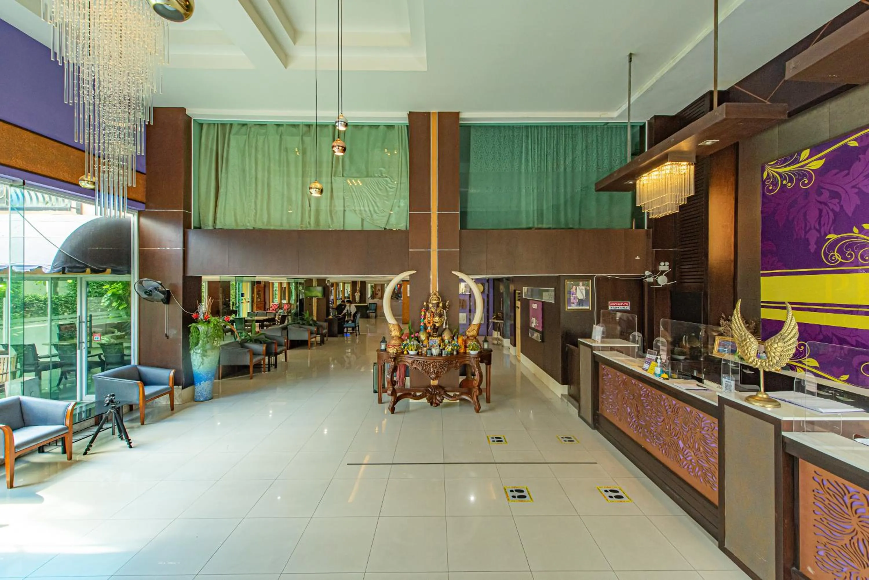 Lobby or reception in The Wing Design Hotel