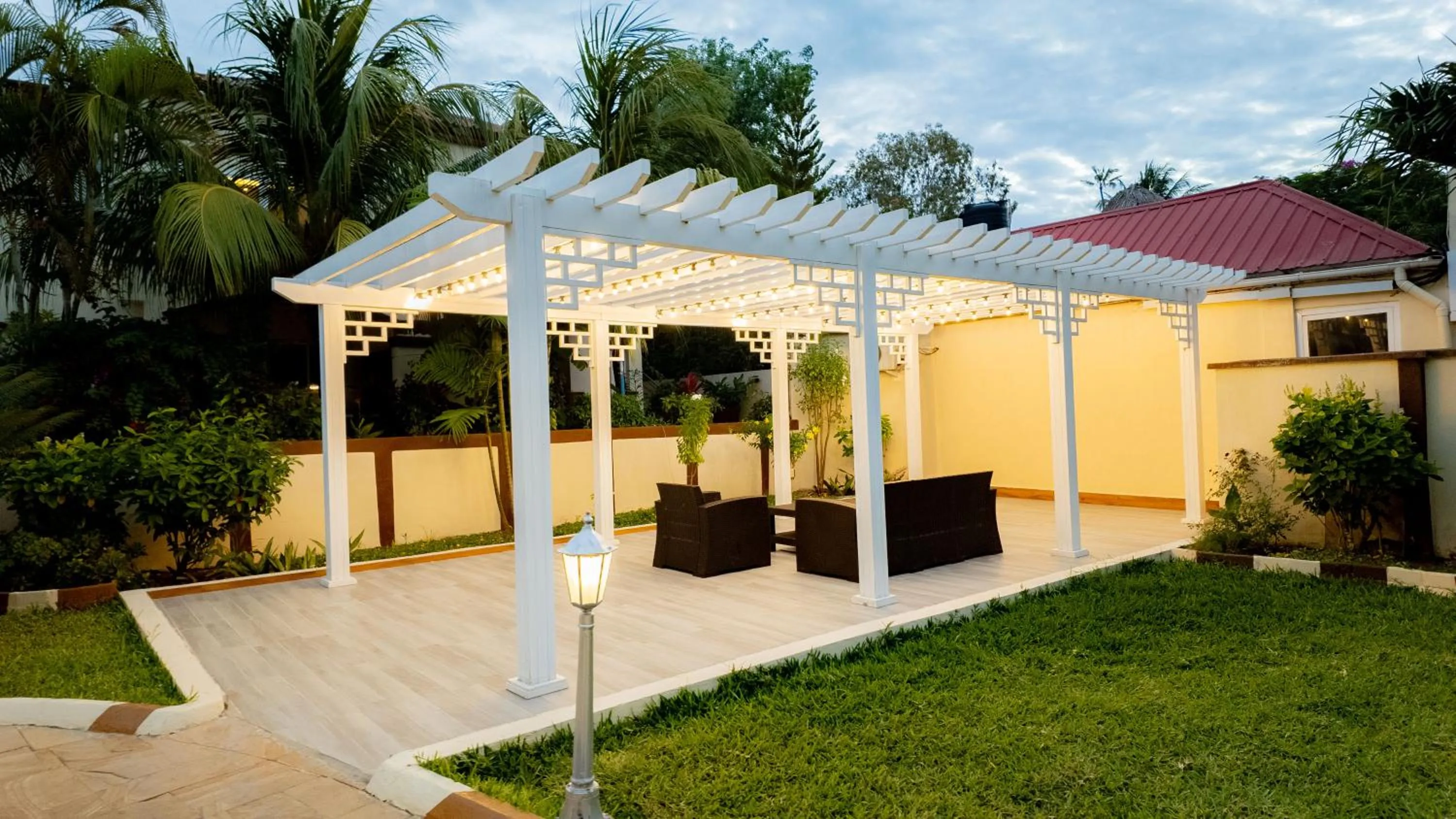 Garden in Golden Palm Boutique Zanzibar