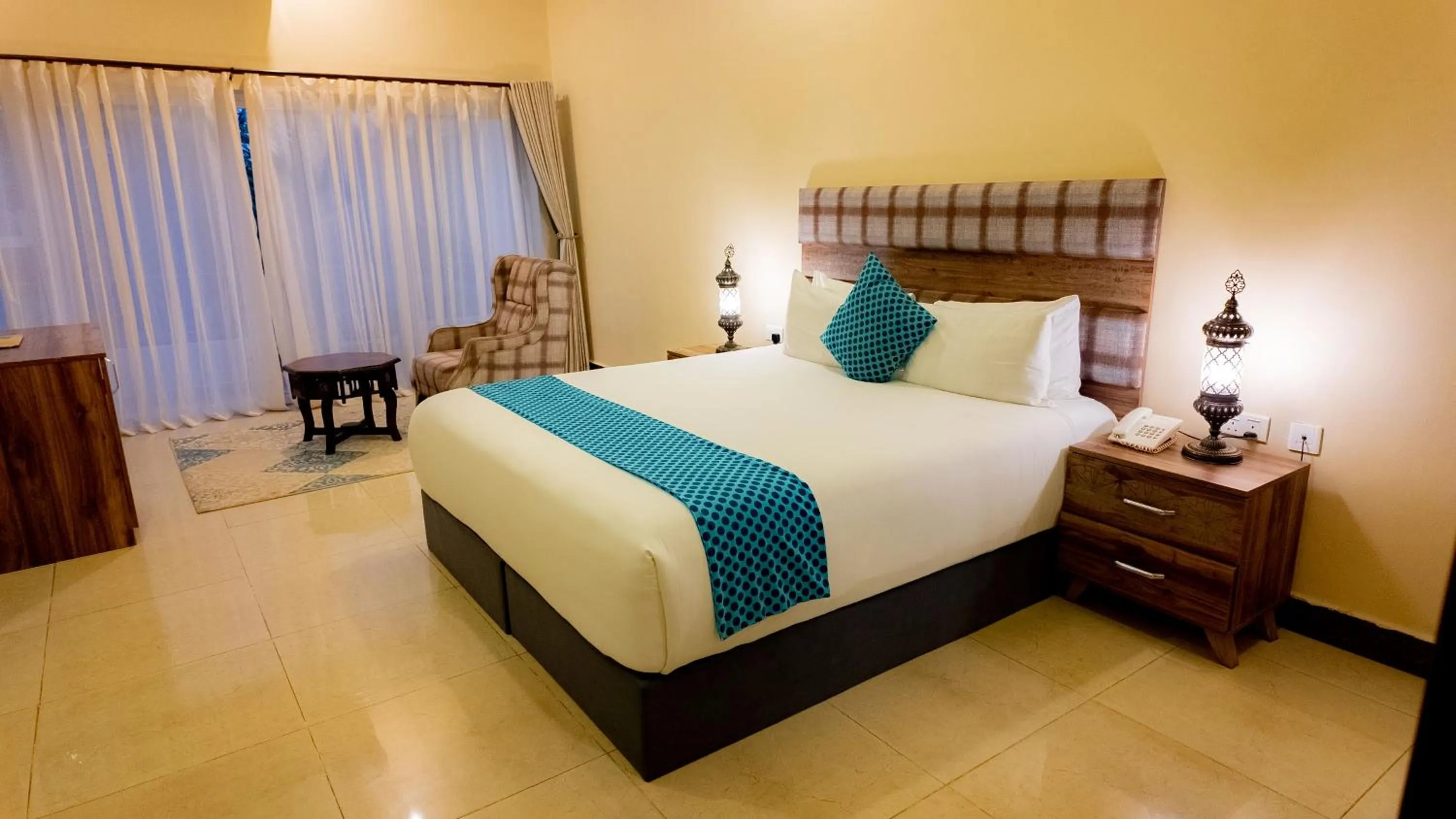 Photo of the whole room, Bed in Golden Palm Boutique Zanzibar