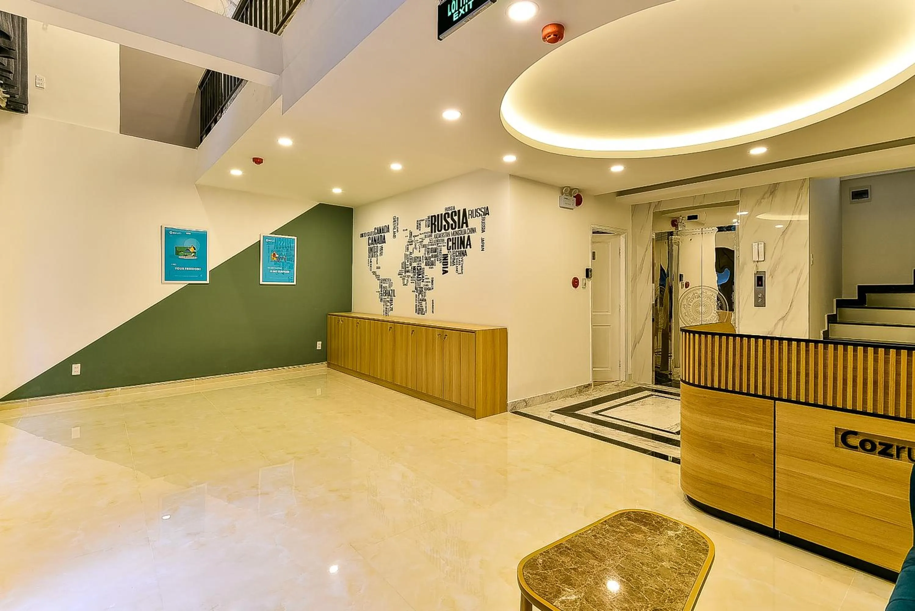 Lobby or reception in Cozrum Homes Ambera House