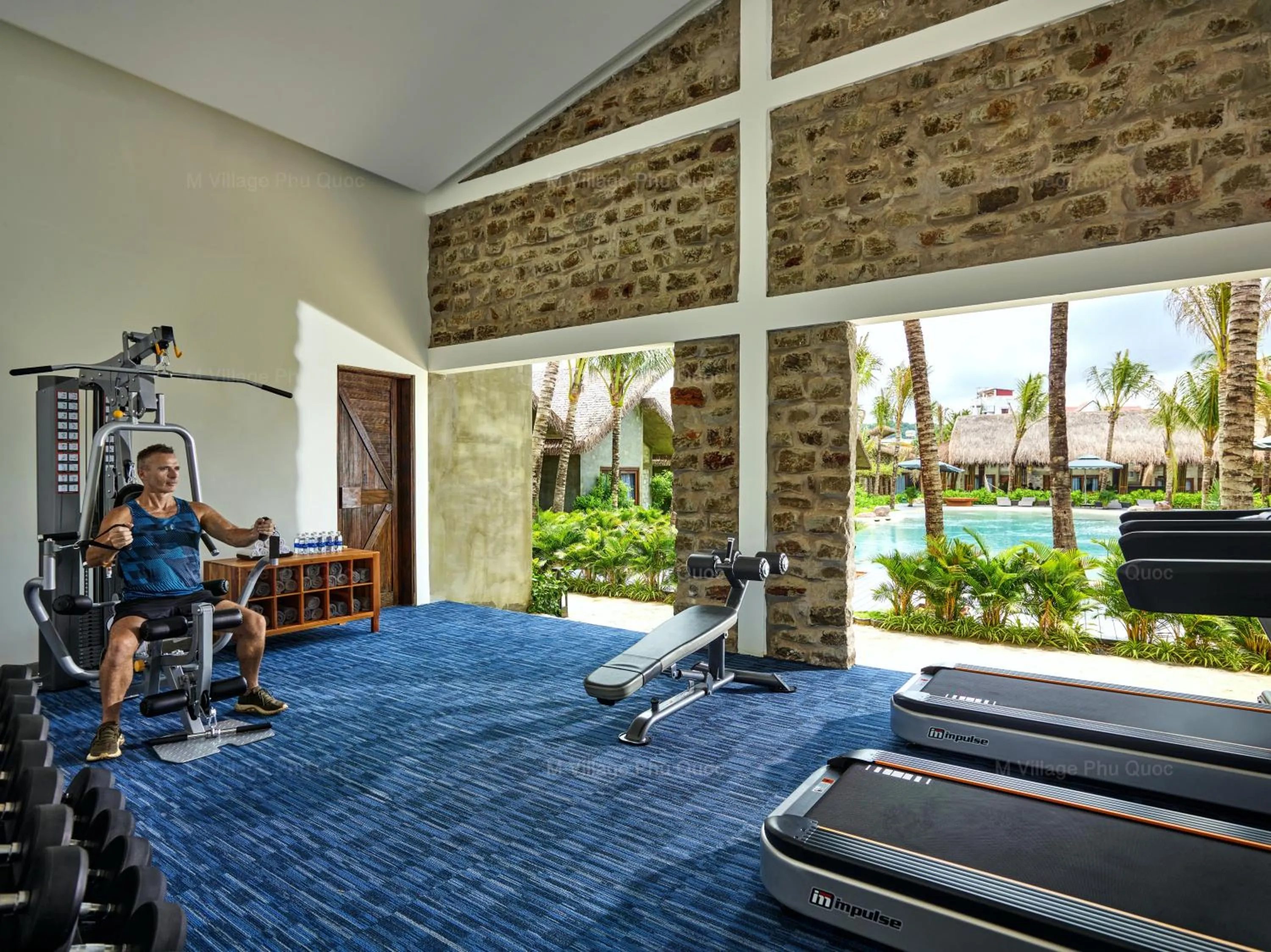 Fitness centre/facilities in M Village Phu Quoc