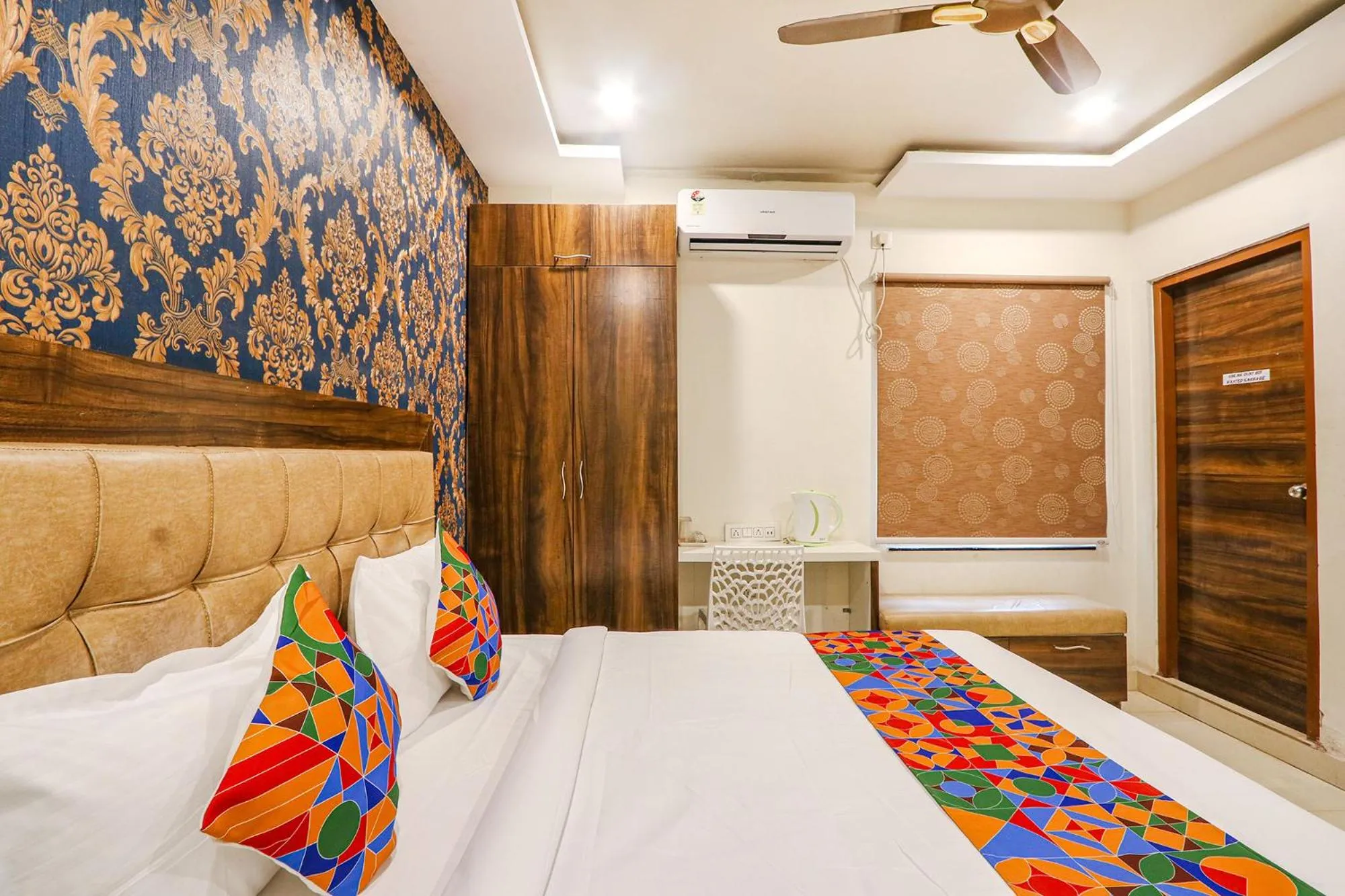 Bed in Via The Sunrise Inn - Nr Gayatri Vidya Parishad College of Engineering