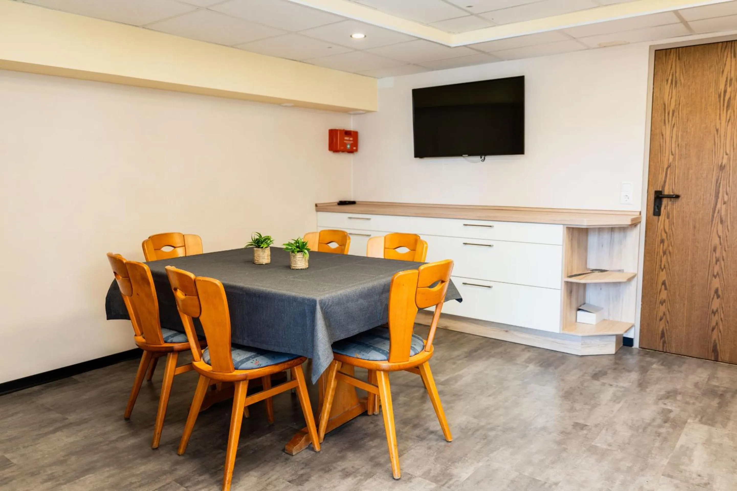 Kitchen or kitchenette in Landhotel Georgshof