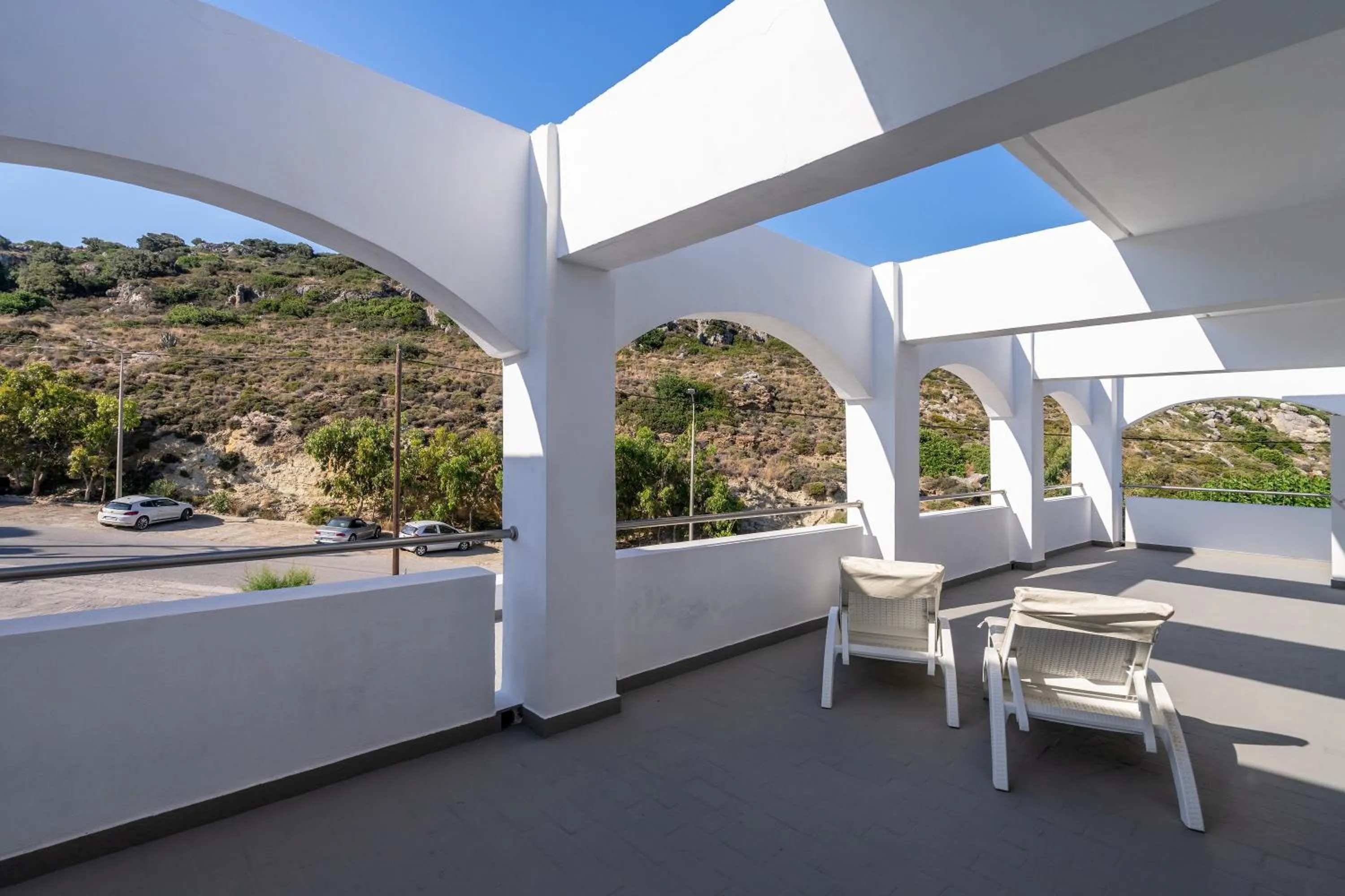Balcony/Terrace in Ladiko Suites - Faliraki