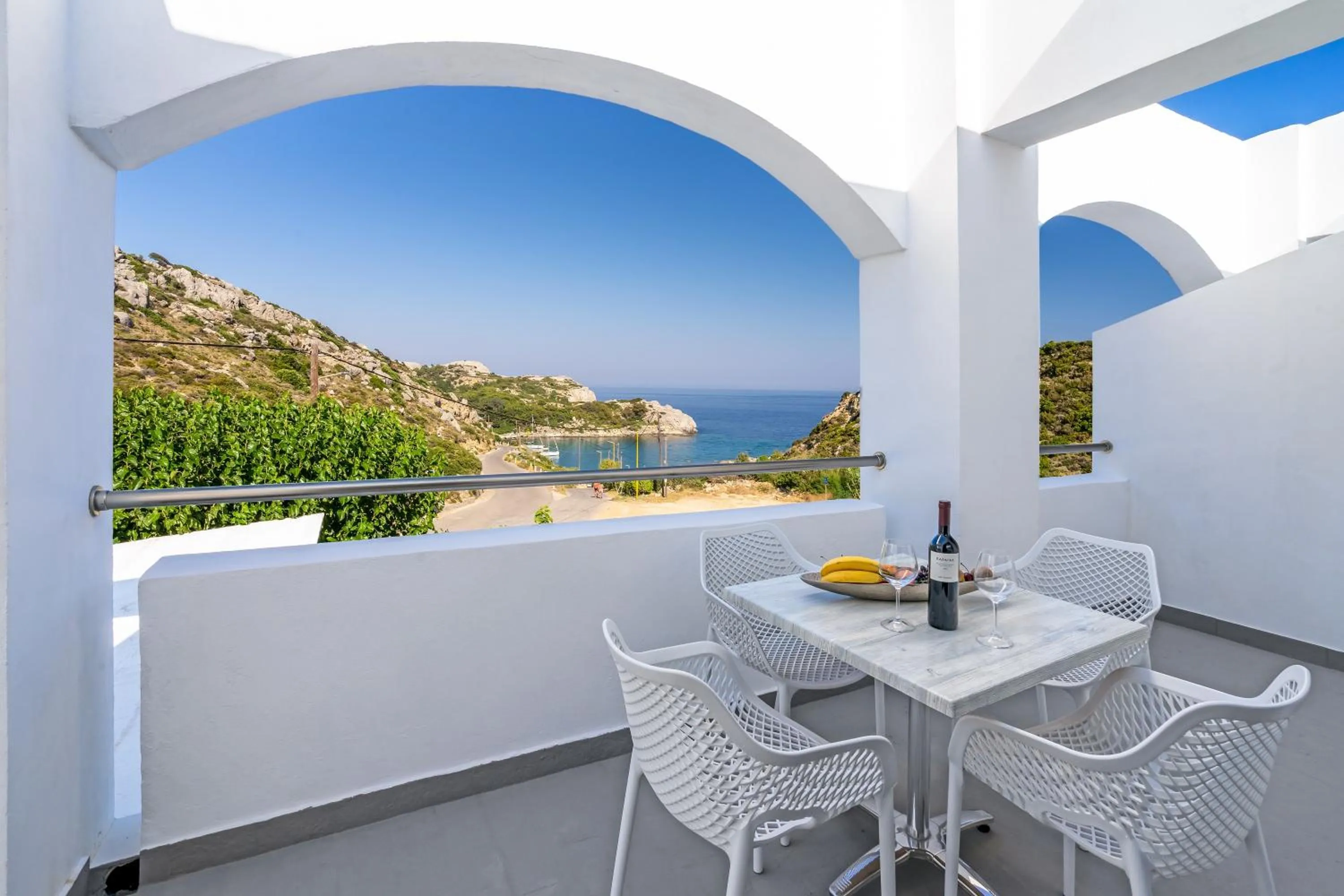Balcony/Terrace in Ladiko Suites - Faliraki
