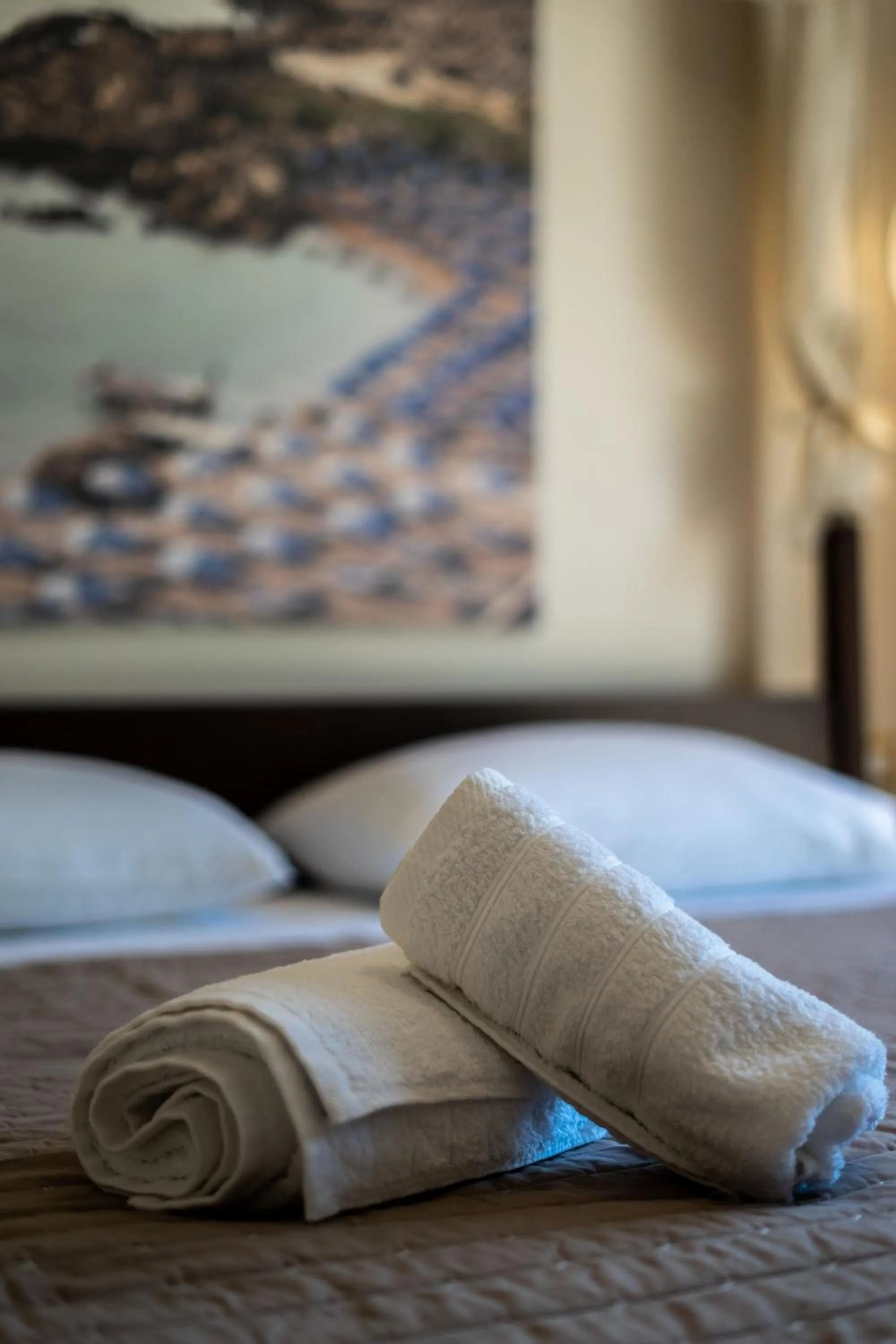 Decorative detail, Bed in Ladiko Suites - Faliraki