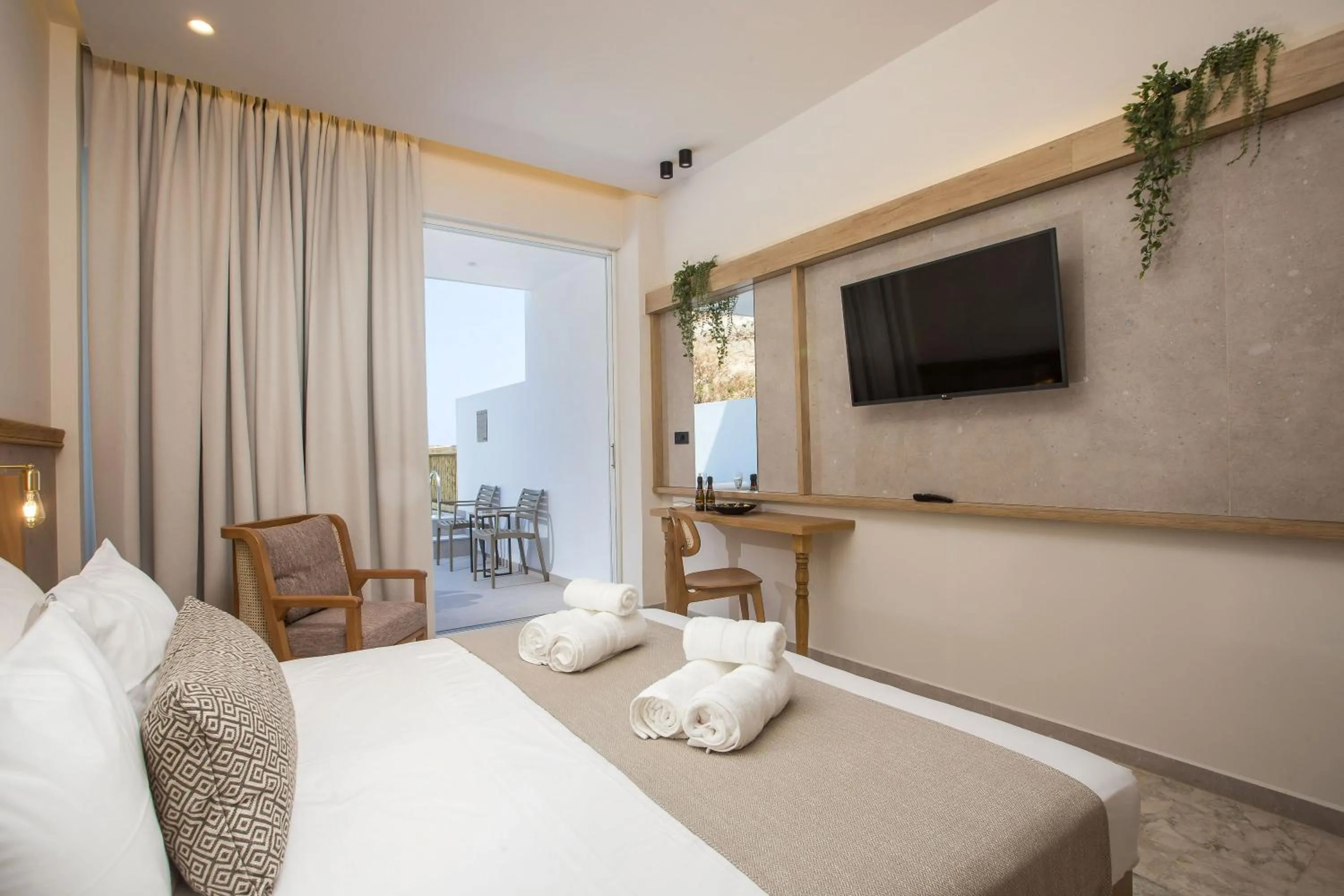 Bed in Ladiko Suites - Faliraki
