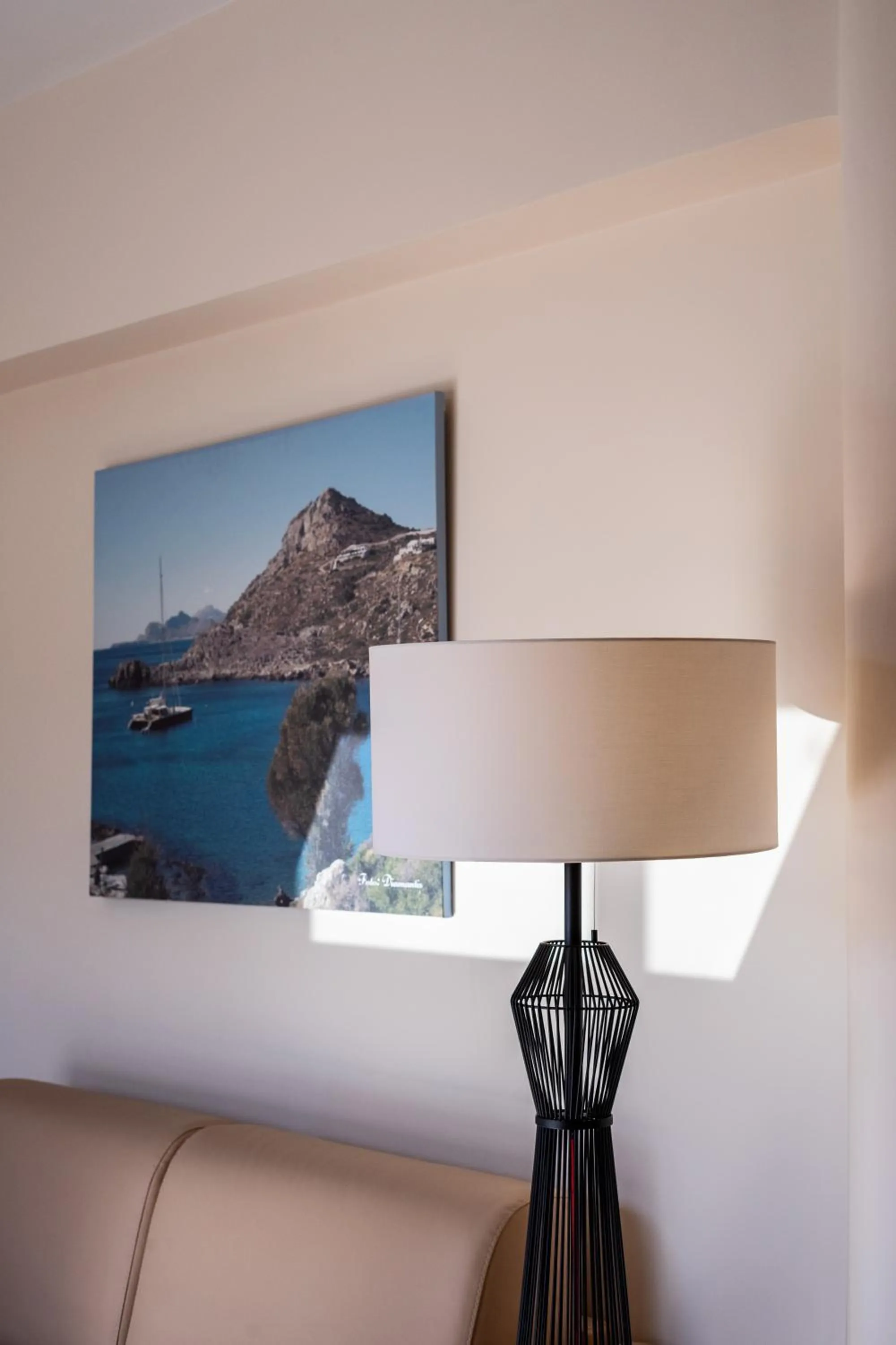 Seating area in Ladiko Suites - Faliraki