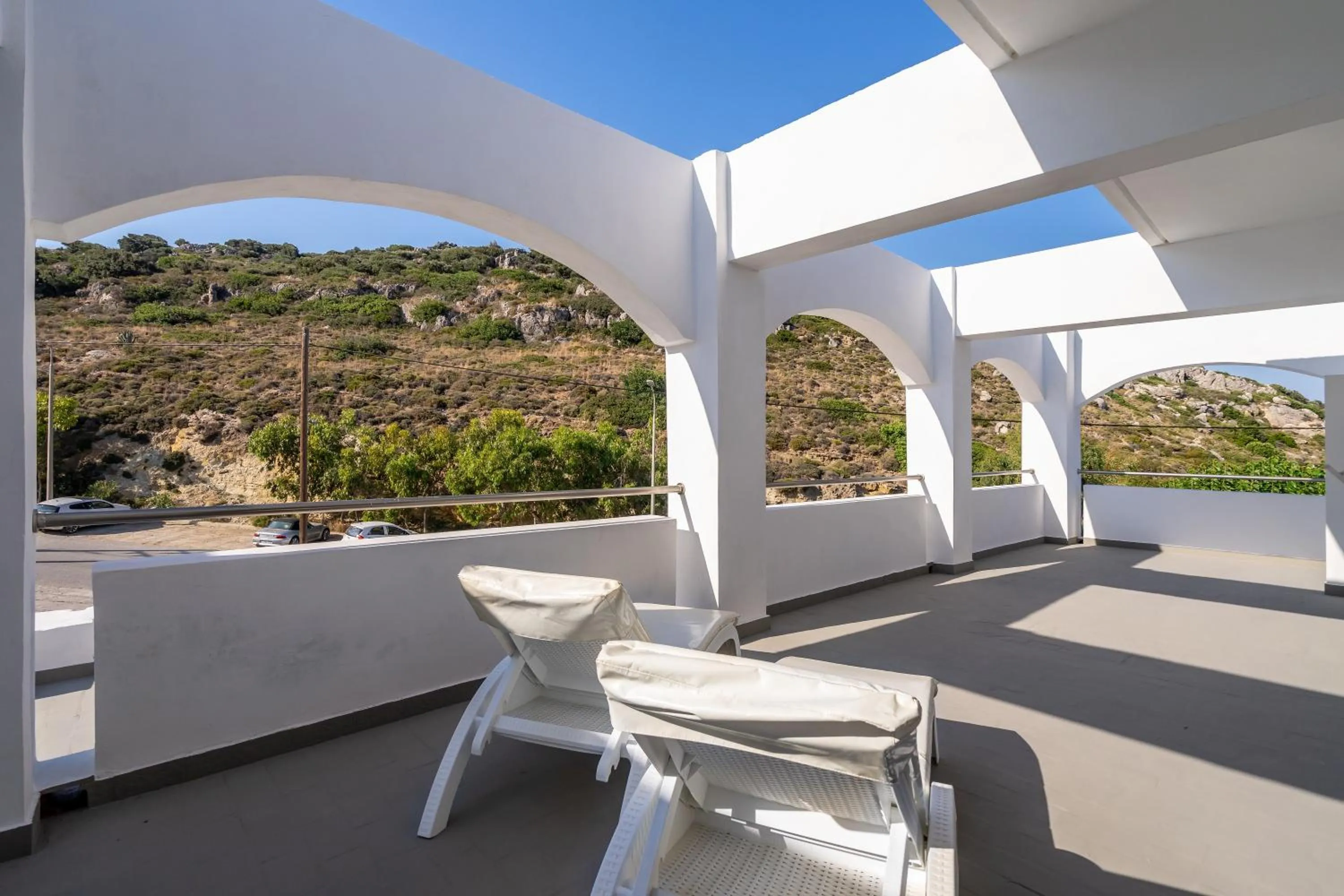 Balcony/Terrace in Ladiko Suites - Faliraki
