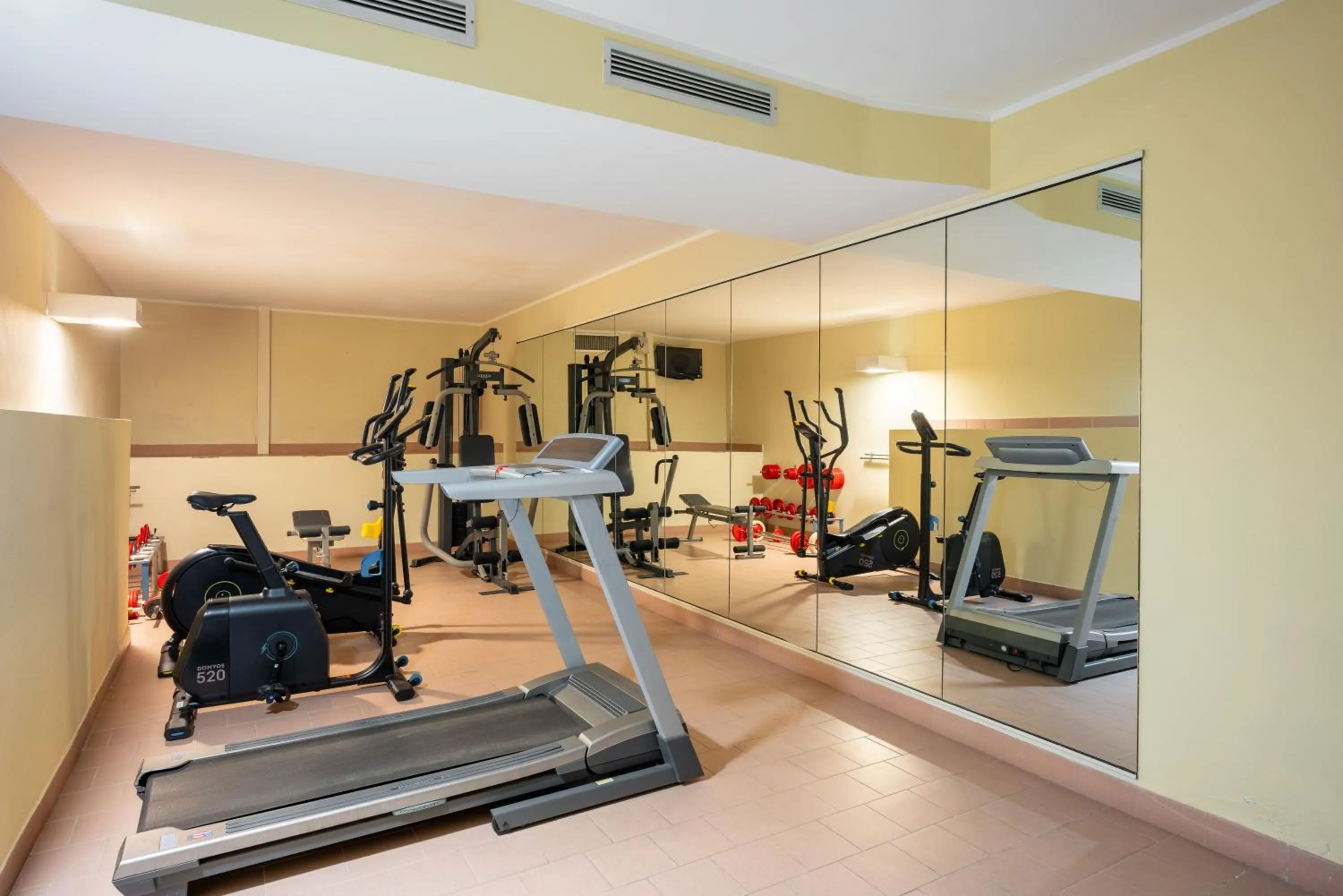 Fitness centre/facilities in Hotel Careni Villa Italia