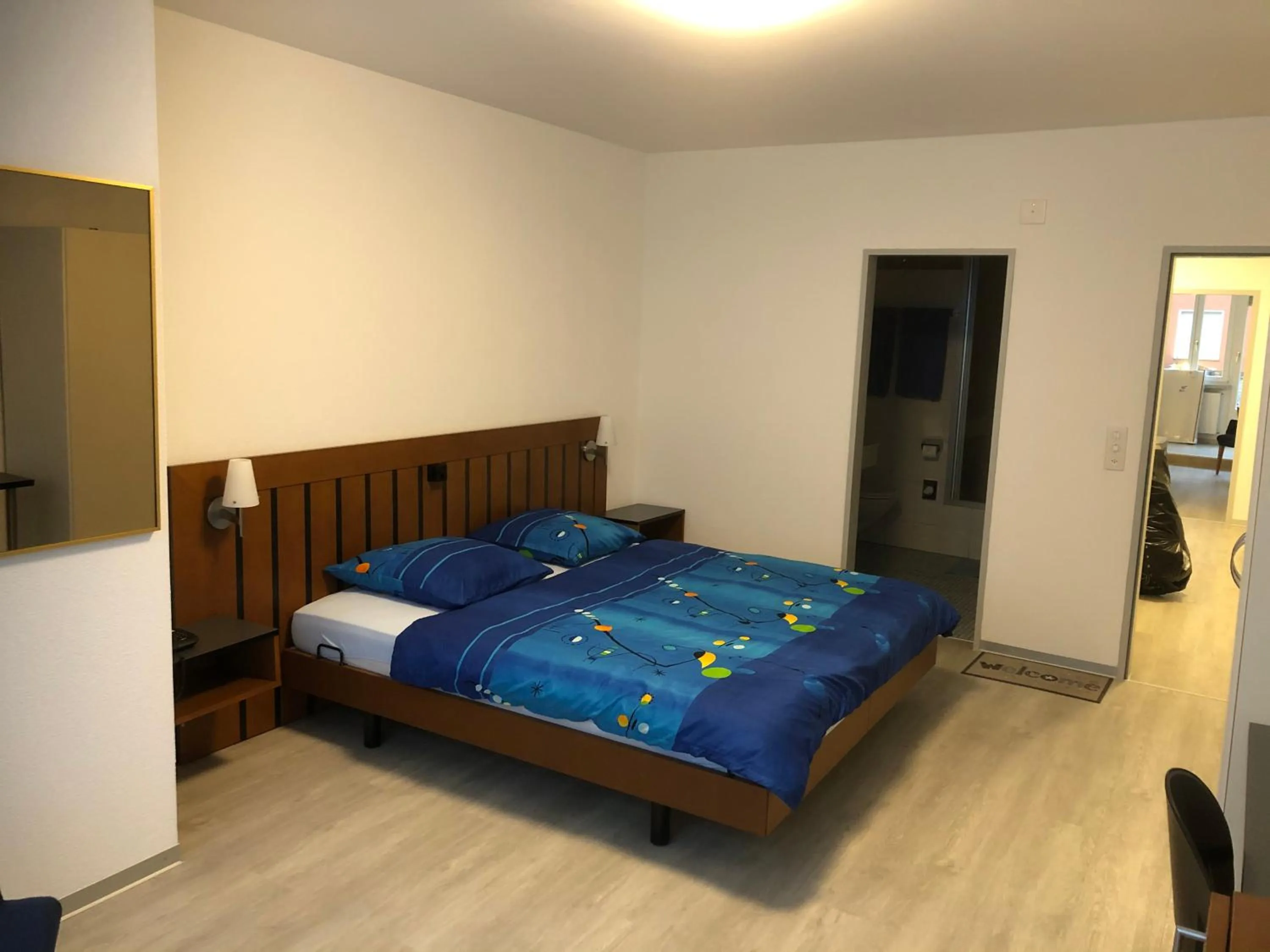 Bed in Hotel Restaurant Passage