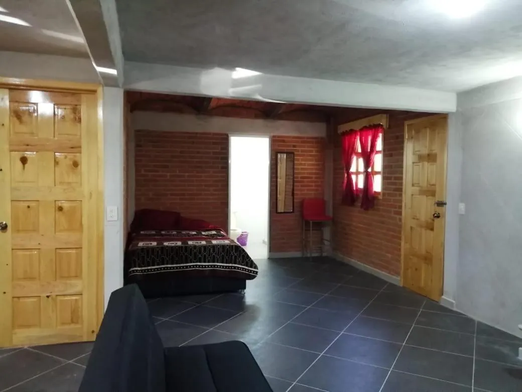 Bed in CABAÑAS TLAXCO LA LOMA