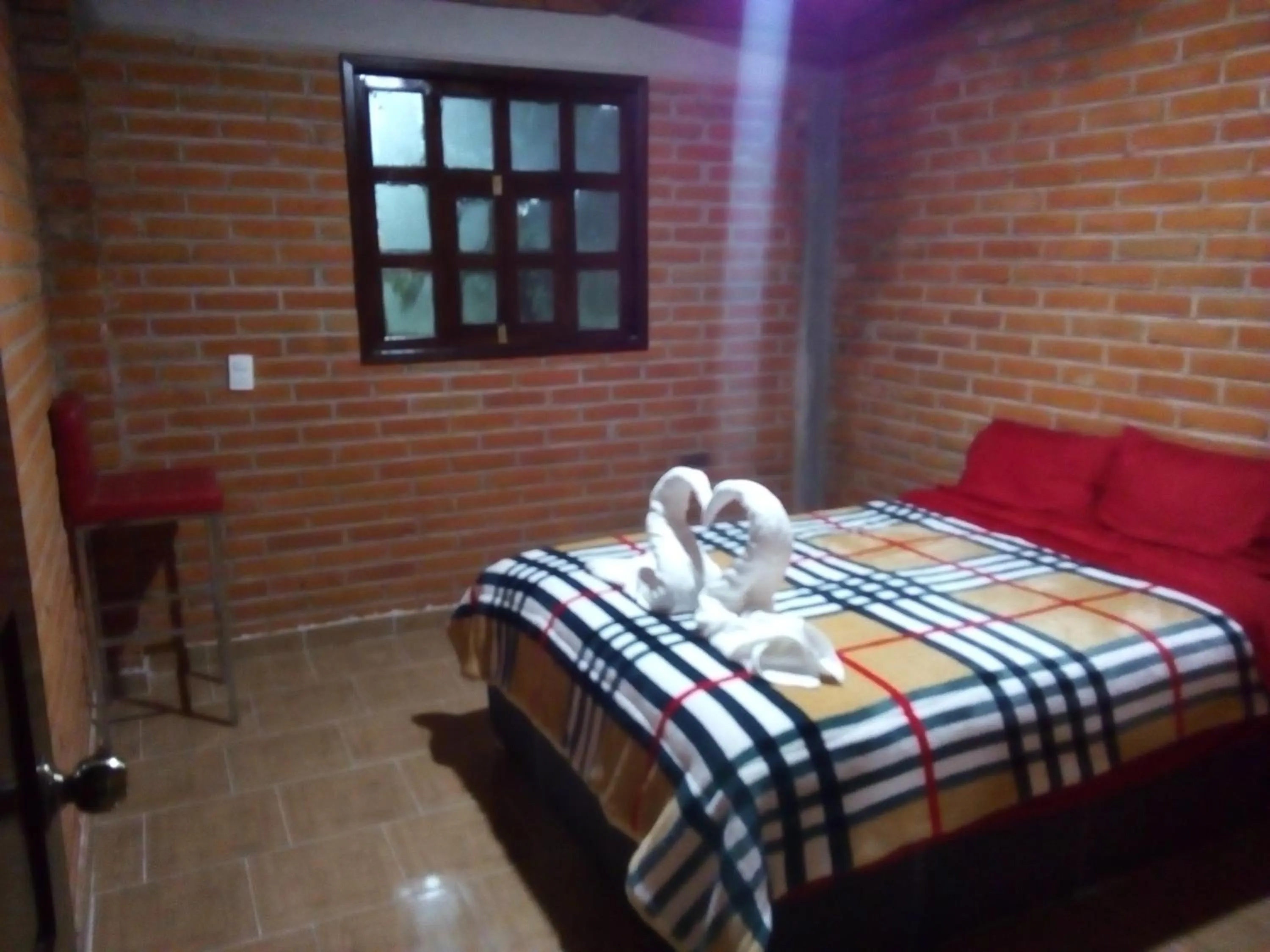 Bed in CABAÑAS TLAXCO LA LOMA