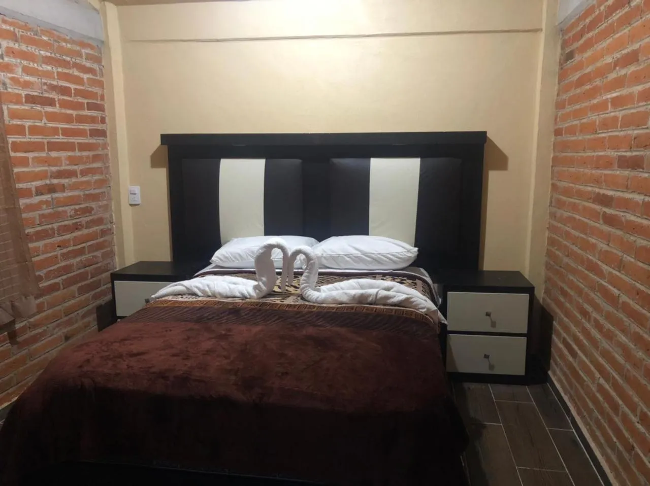 Bed in CABAÑAS TLAXCO LA LOMA