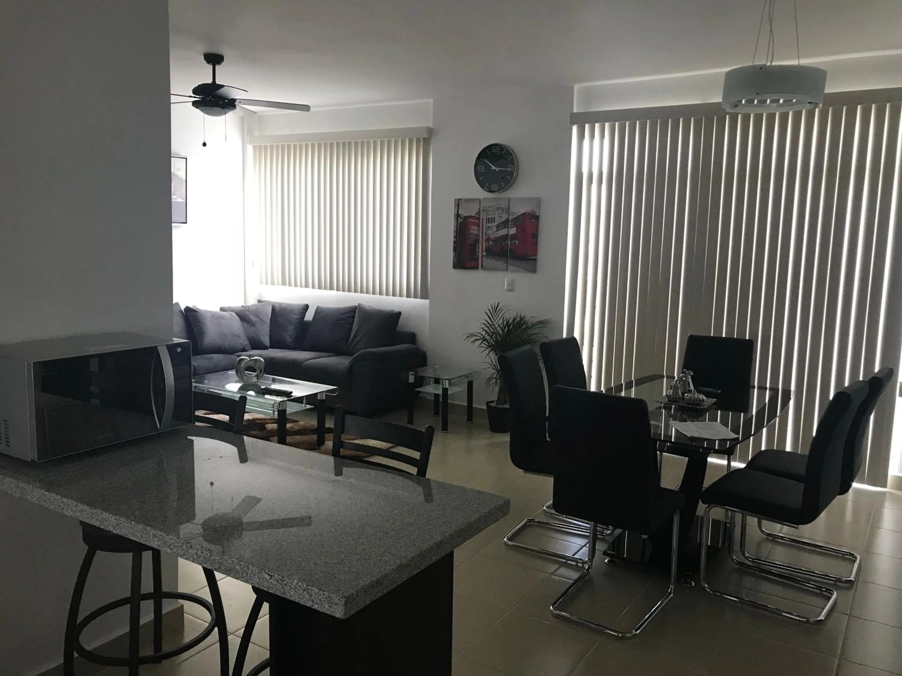 Living room in PLAYA SUITES apartment
