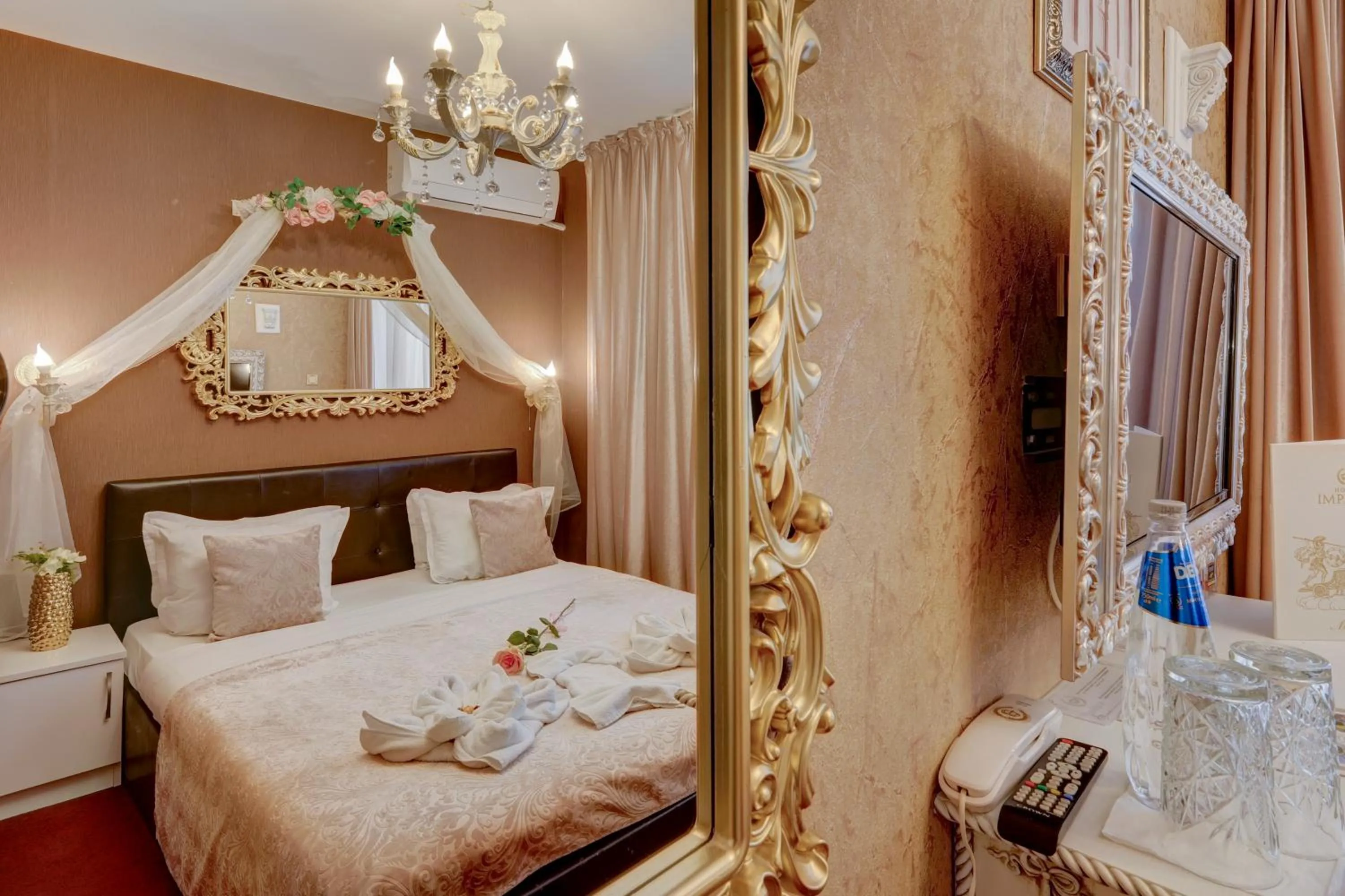 Bed in Hotel IMPERIA