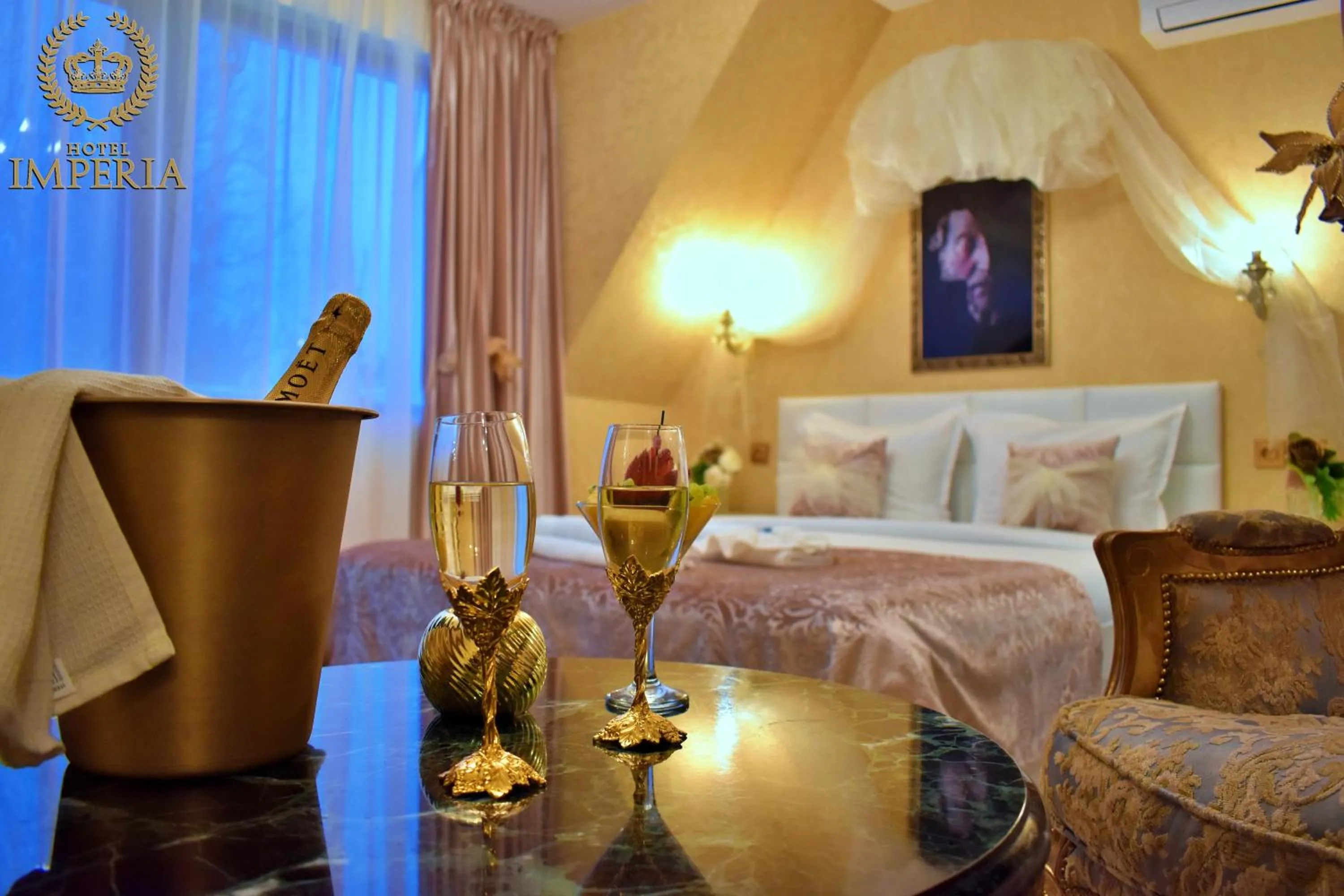 Bed in Hotel IMPERIA