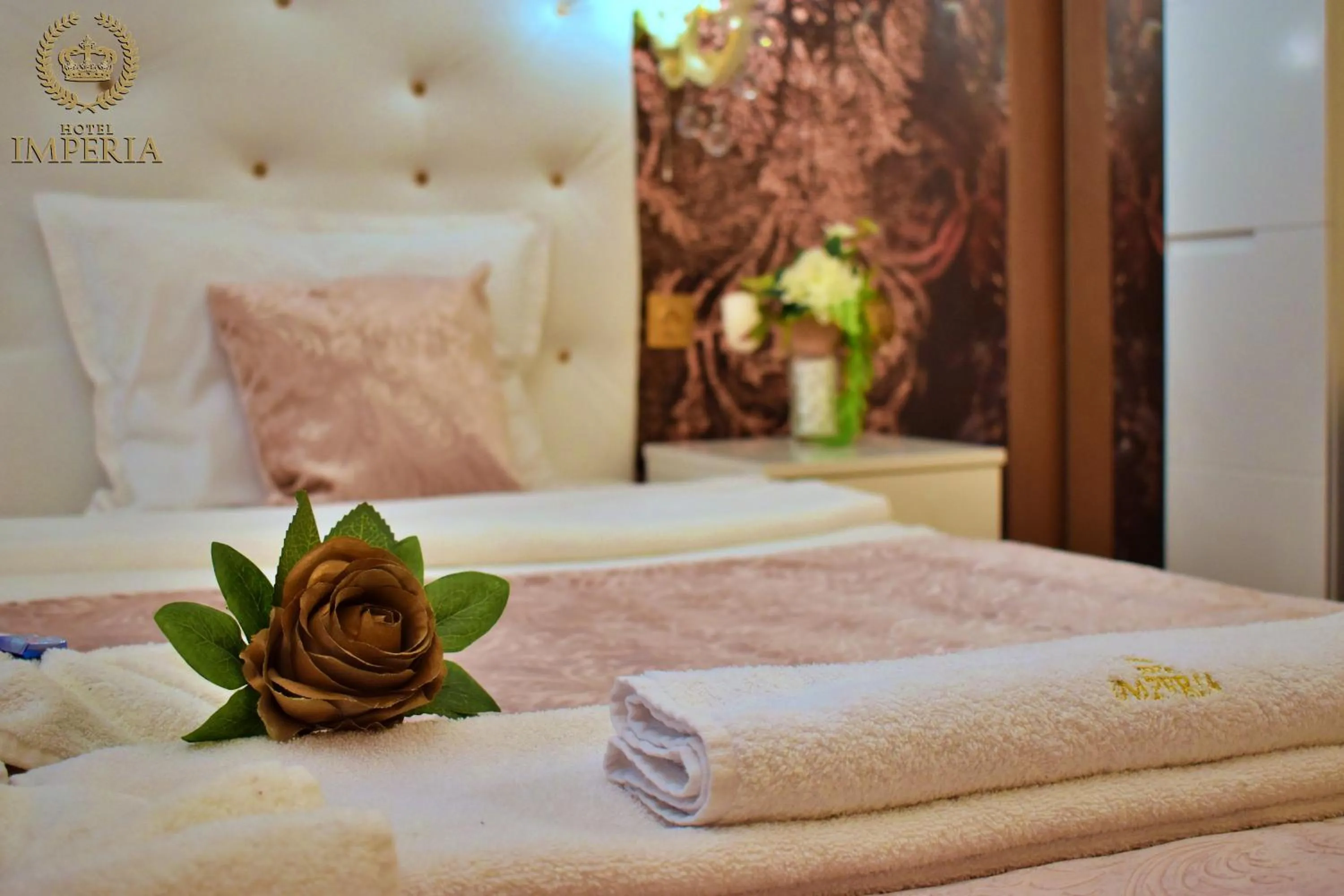 Bed in Hotel IMPERIA