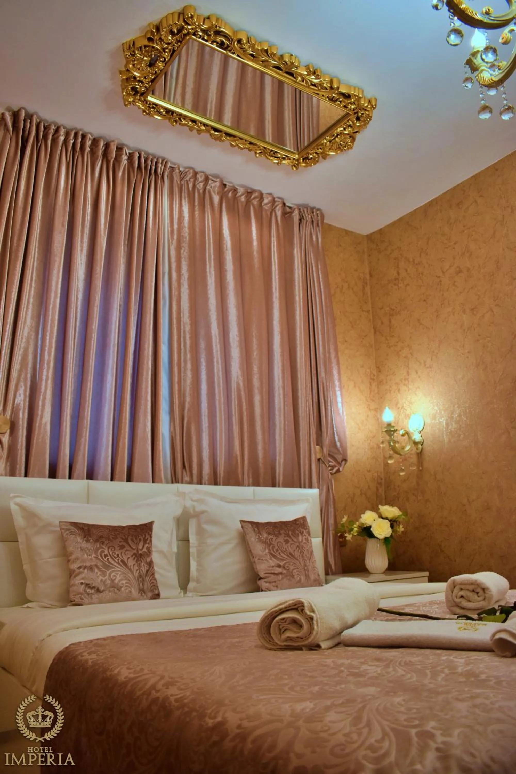 Bed in Hotel IMPERIA